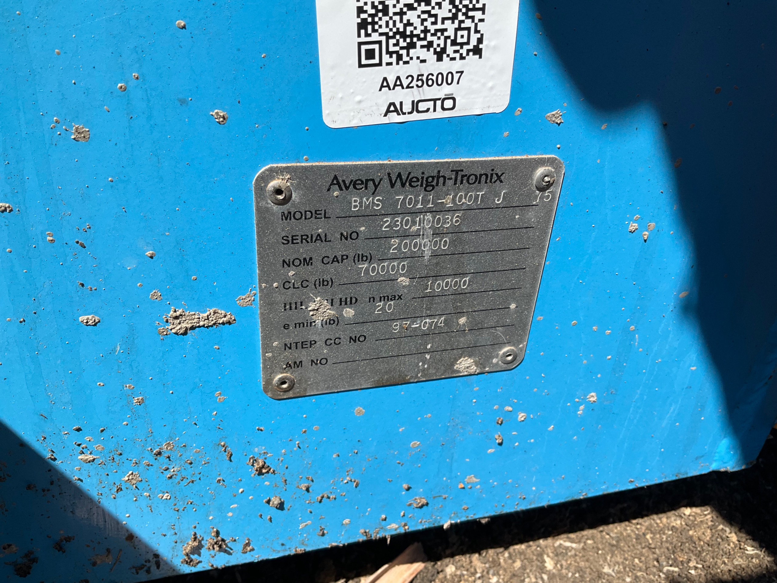 AVERY WEIGH-TRONIX BMS 7011-100T J 75 TRUCK SCALE - undefined