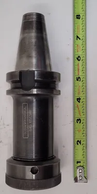 INGERSOLL B40-10SC500 CAT40 COLLET CHUCK, 1.37IN BORE, 40 TAPER SHANK, 7.875IN OAL - undefined