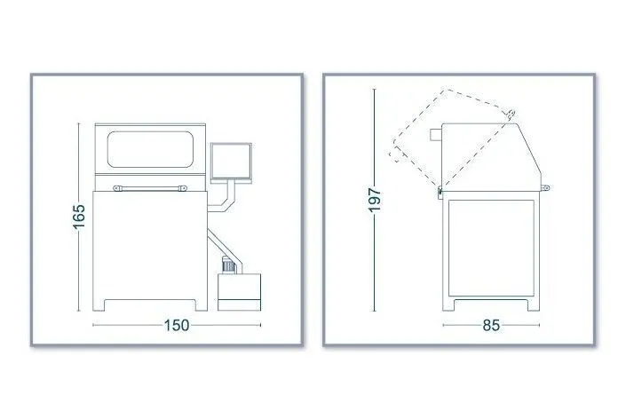 2024 REKORD CK 300-TH GRINDER - 40-350MM DIA, 25MM STROKE, TWIN HEAD, 1HP, 480V/3PH - undefined