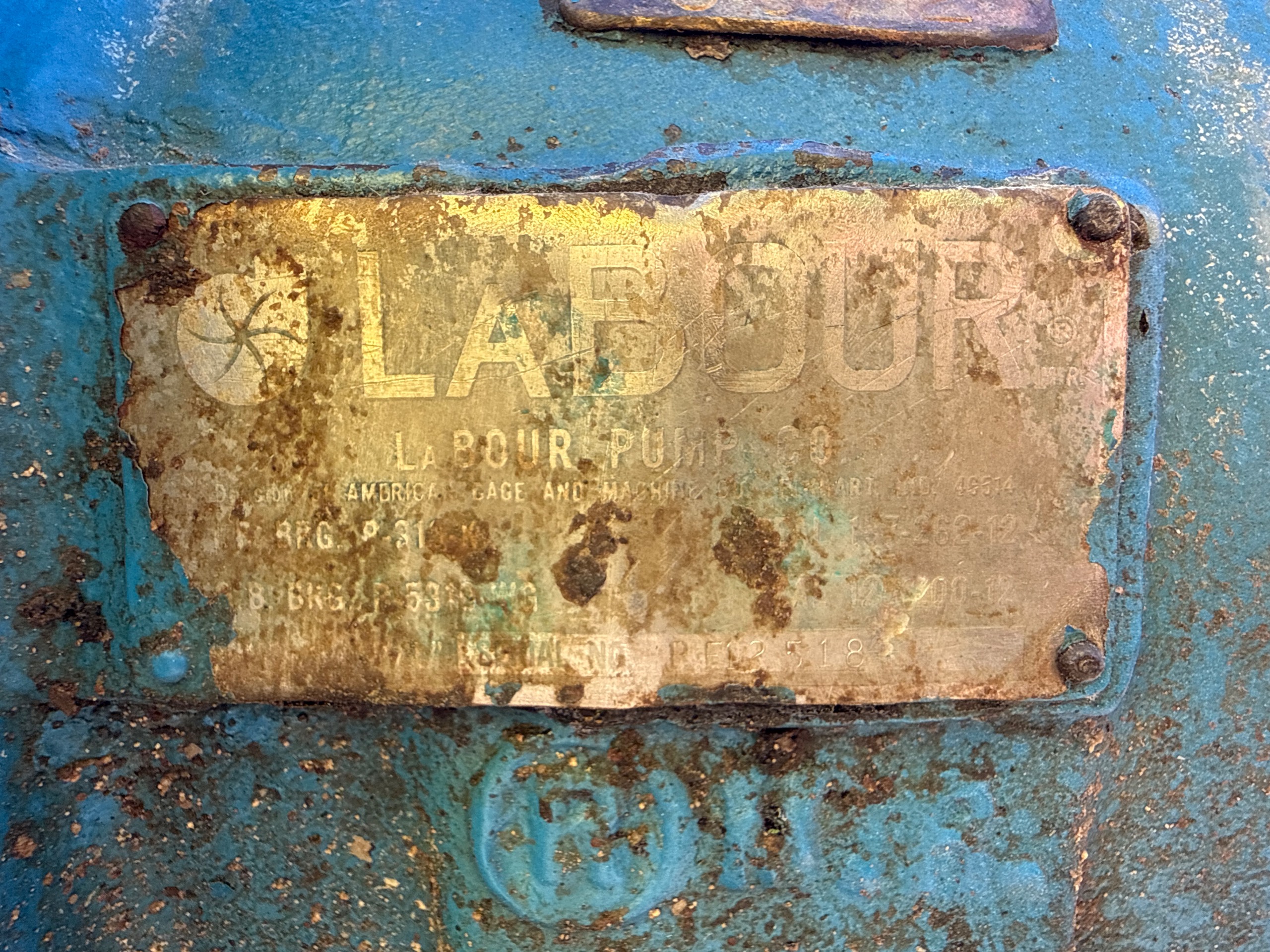 LA BOUR PUMP & 50 HP MOTOR ASSEMBLY - undefined