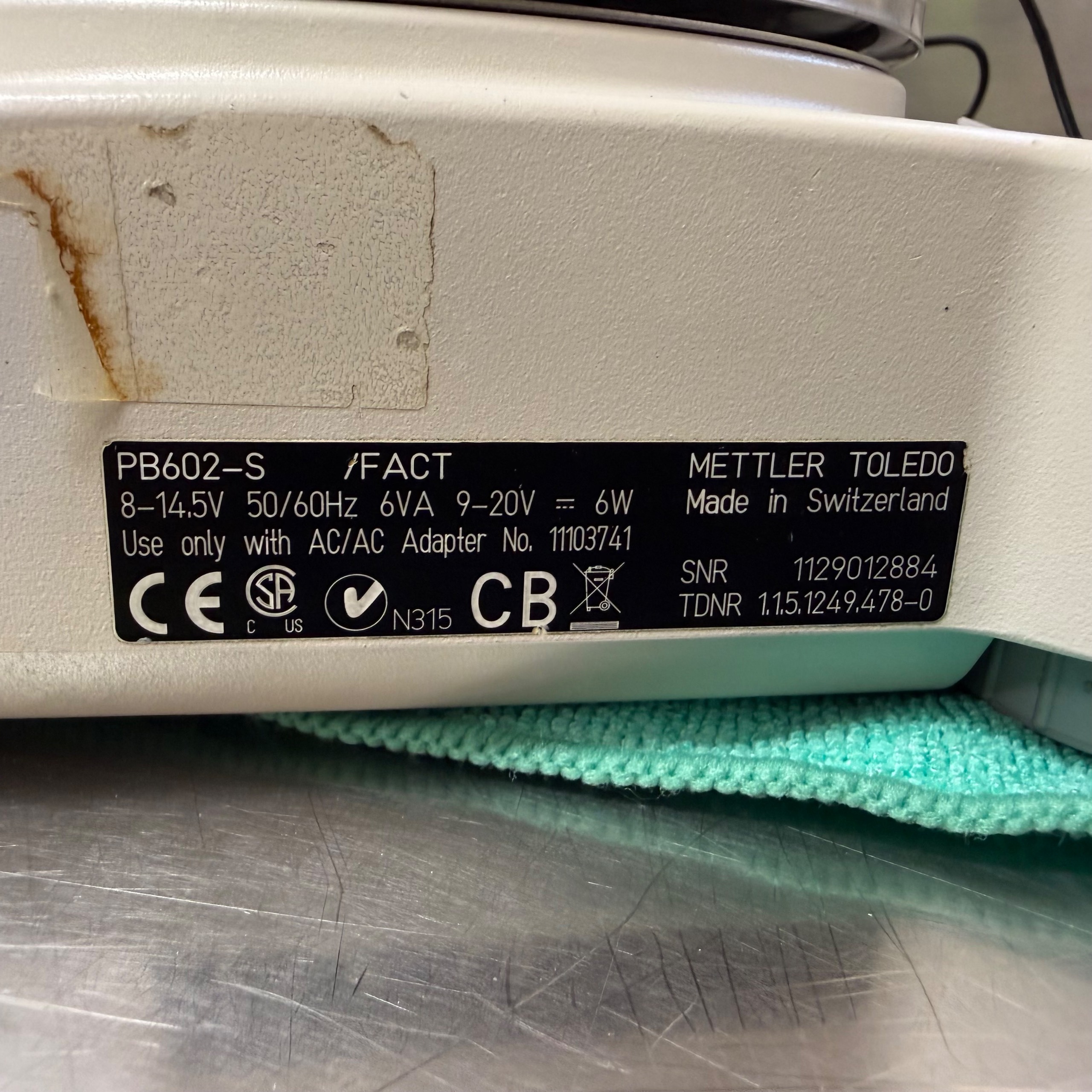 METTLER TOLEDO PB602-S/FACT BALANCE - undefined