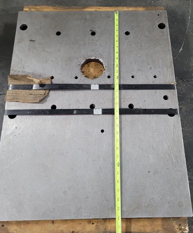TOOLING & ACCESSORIES FIXTURE PLATE 30X24X1.5IN 3.25IN HOLE 311LB - undefined