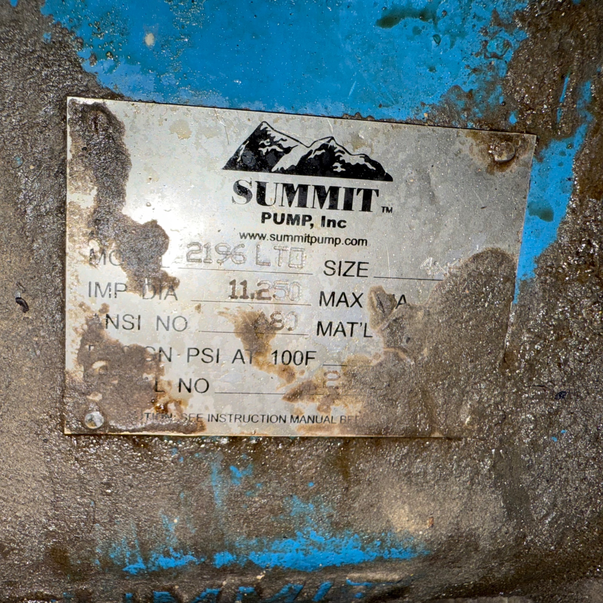 SUMMIT 3196 LTO PUMP & MOTOR ASSEMBLY - undefined