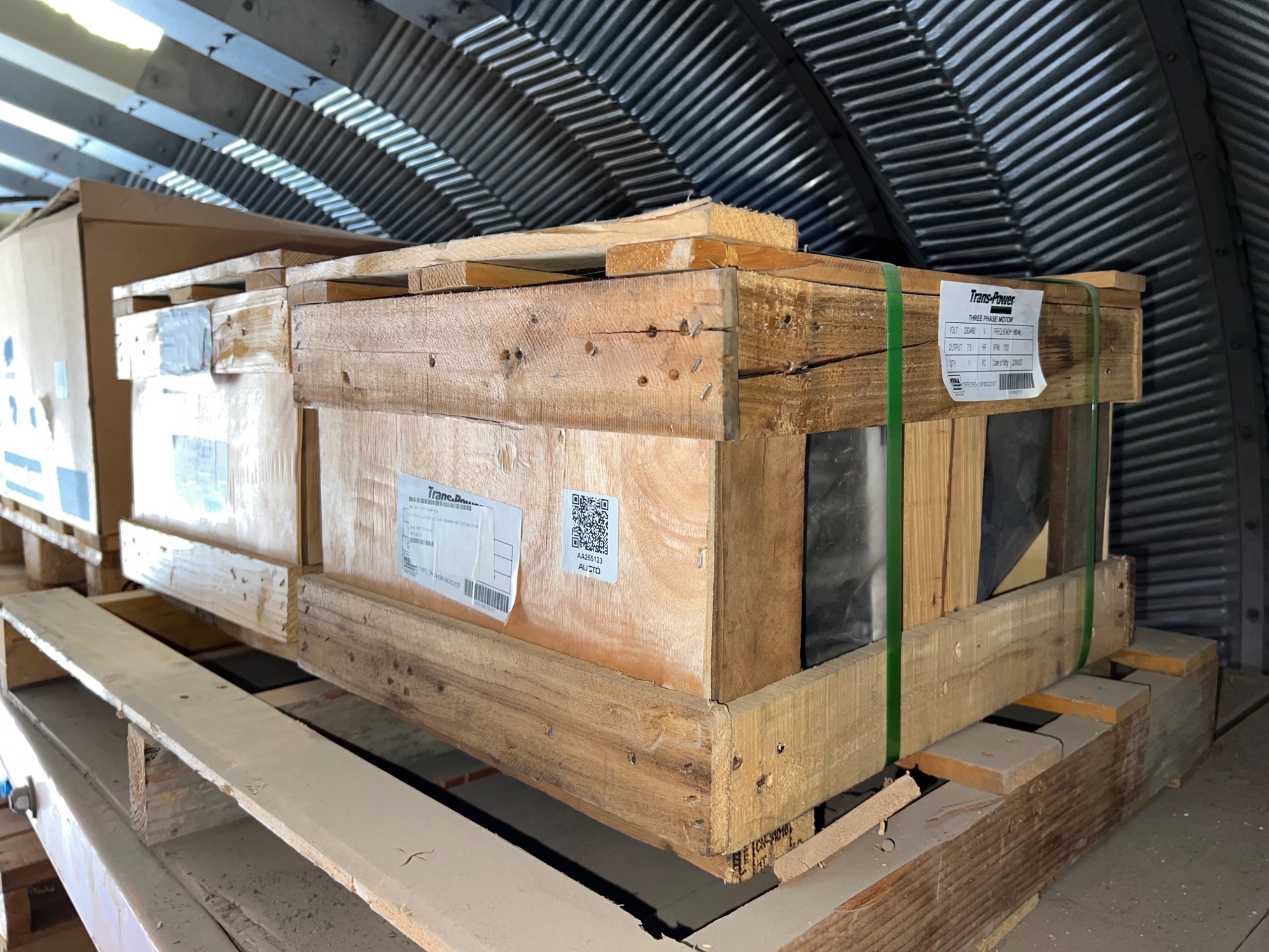 QTY 2: TRANS•POWER TPE7+12R18CIC213T AC MOTORS - undefined