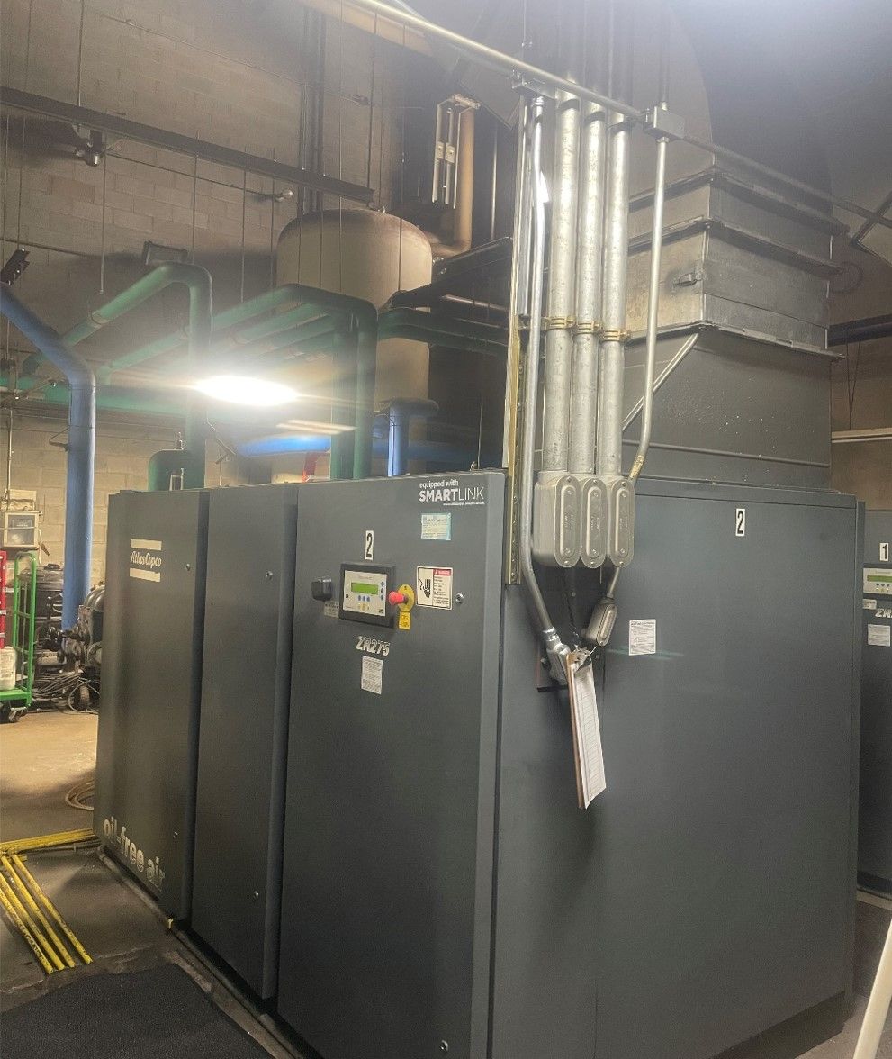 ATLAS COPCO ZR 275 STATIONARY AIR COMPRESSOR WITH DRYER - undefined
