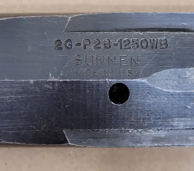 SUNNEN 2G-P28-1250 WB HONING MANDREL, 1.230-1.375 INCH DIAMETER RANGE, P28 STONE SIZE - undefined