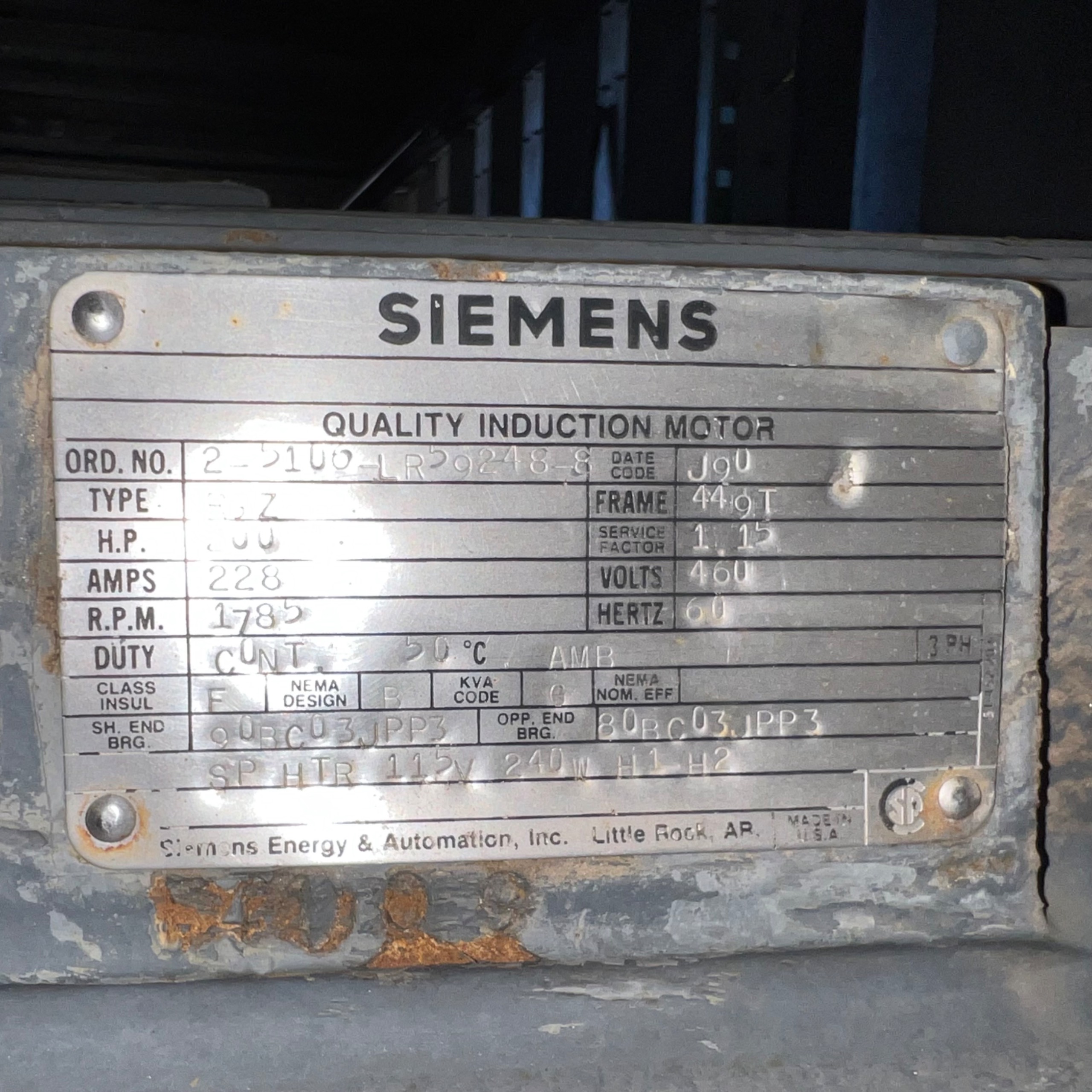 SIEMENS INDUCTION MOTOR - undefined