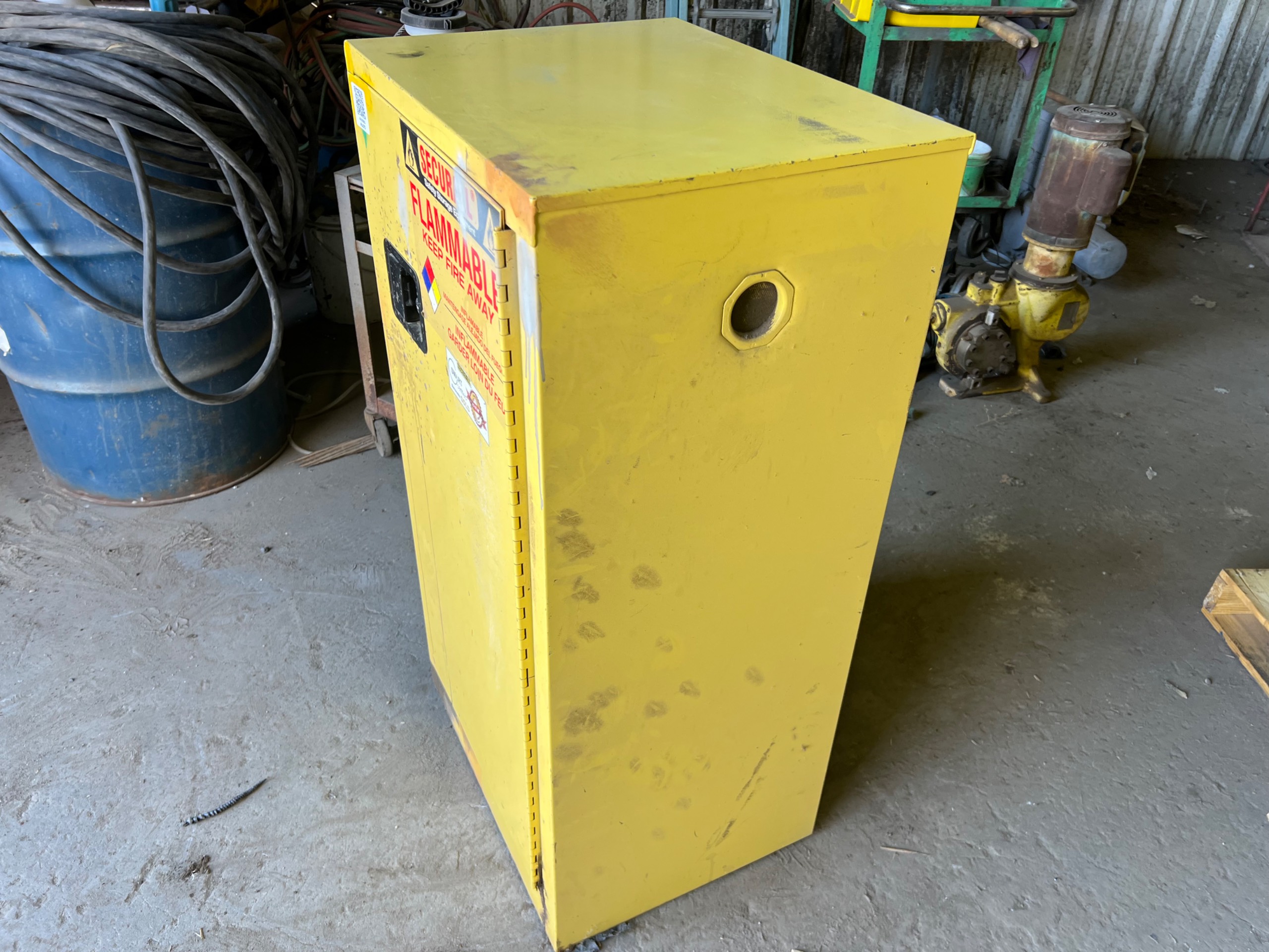 SECURALL A110 FLAME PROOF STORAGE CABINET - undefined