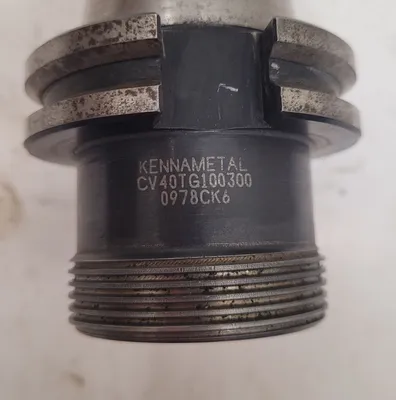 KENNAMETAL ERICKSON CV40TG100300 COLLET CHUCK, CAT40, TG100 COLLET CAPACITY 5/64"-1" - undefined