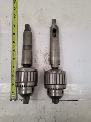 JACOBS 14N BALL BEARING SUPER CHUCK (SET OF 2) W/ 3 MT & 4MT SLEEVE - undefined