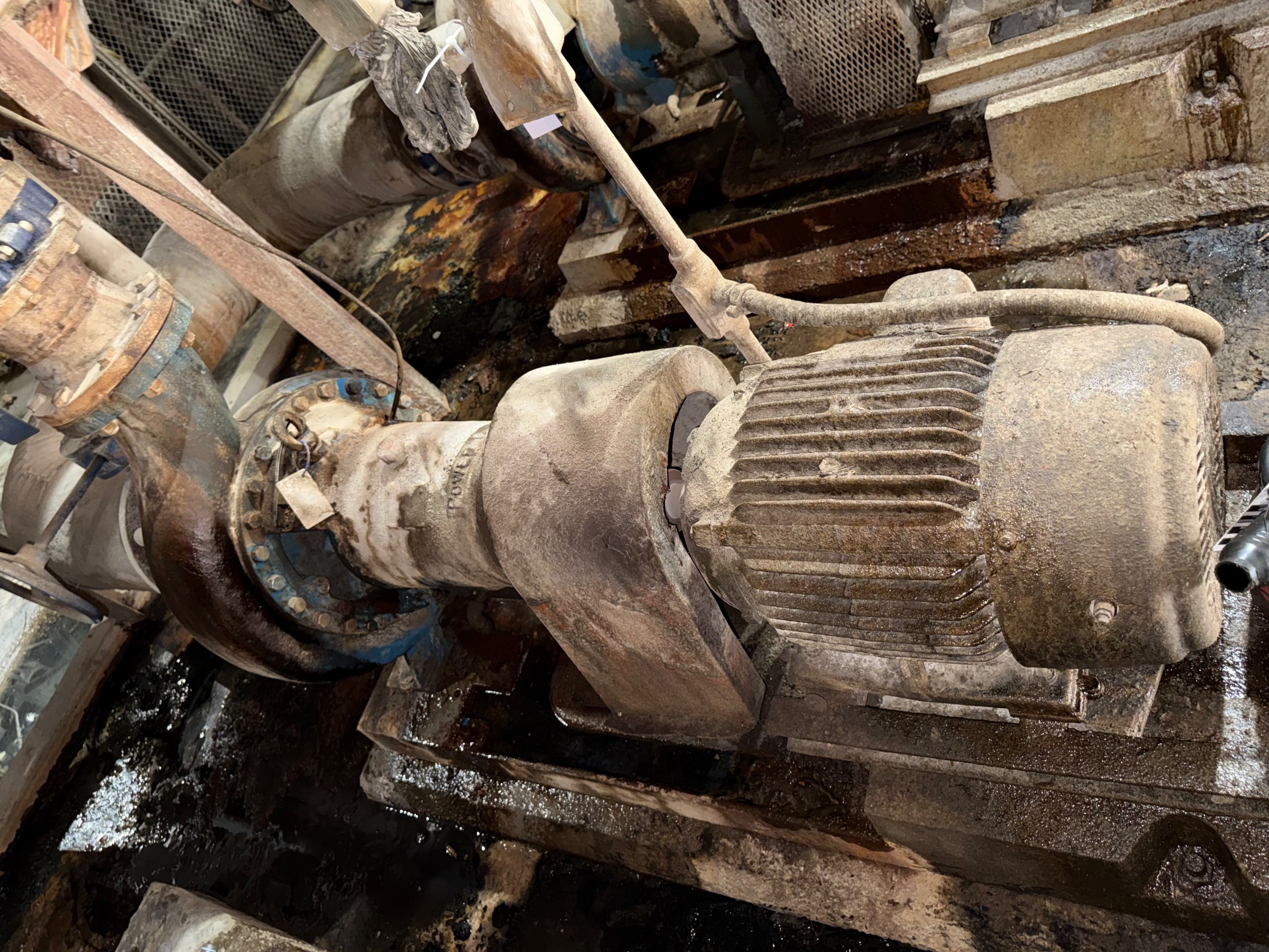 POWER D PUMP & 20HP MOTOR ASSEMBLY - undefined