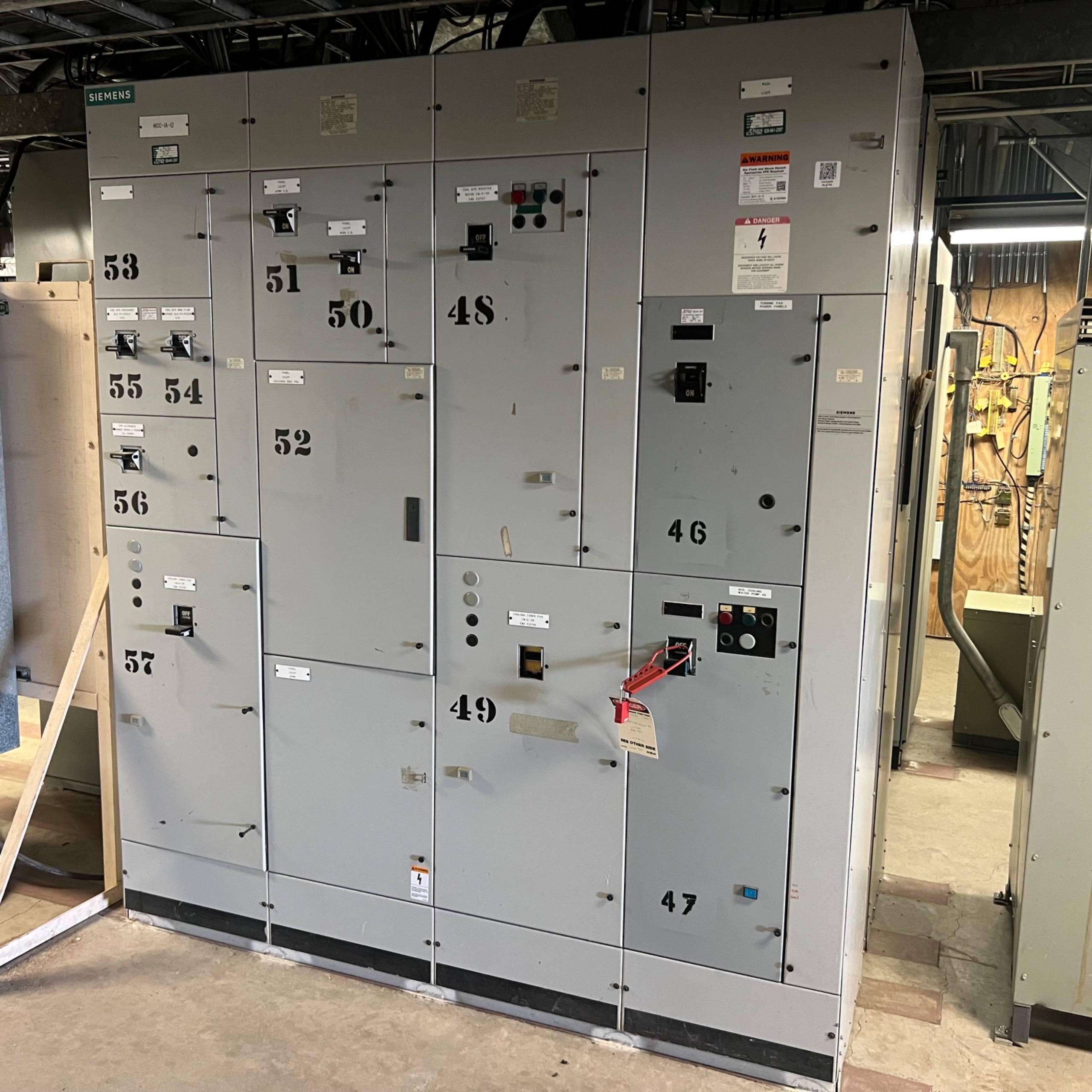 BULK QTY OF SIEMENS MOTOR CONTROL CENTERS - undefined