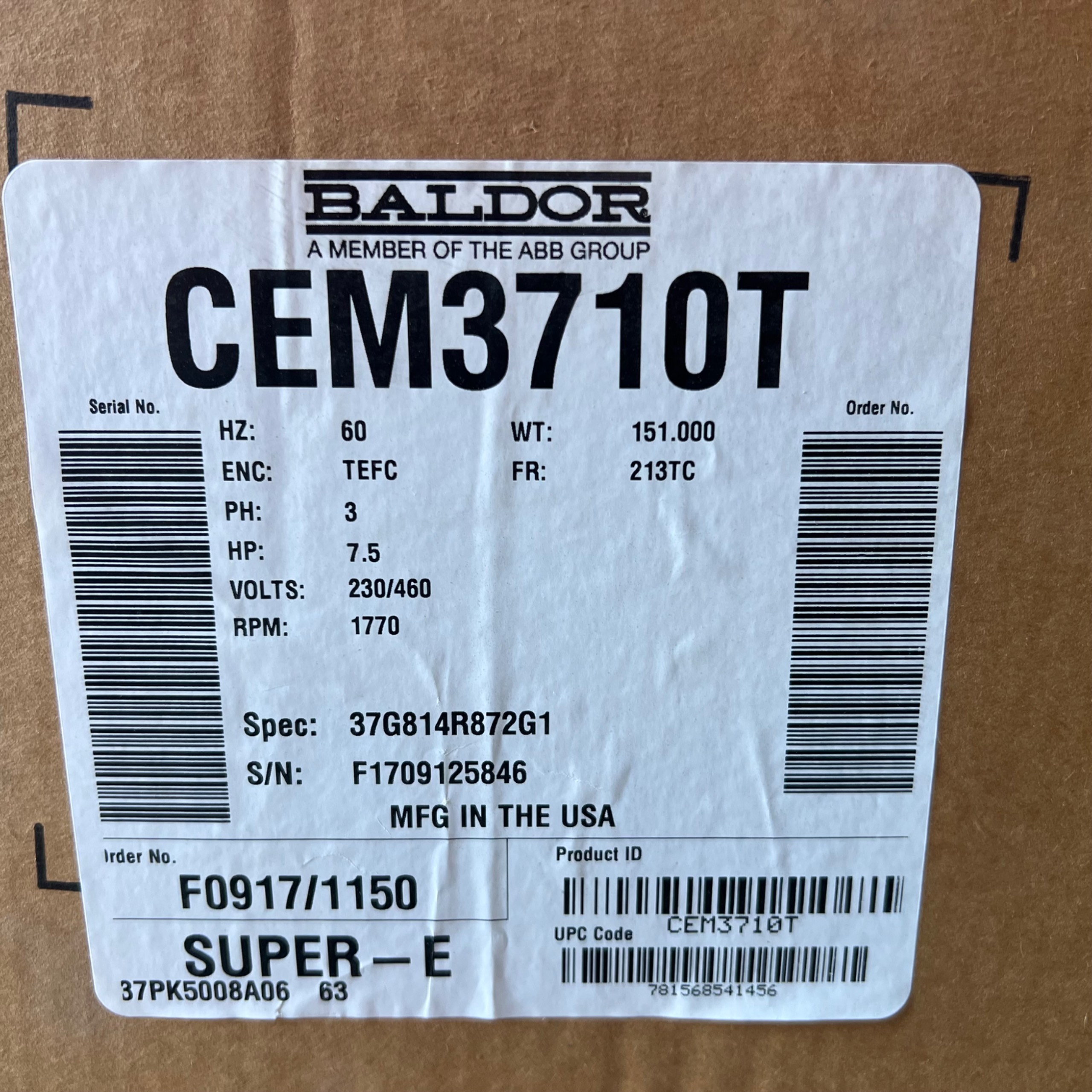 QTY OF 4 ELECTRIC MOTORS - undefined