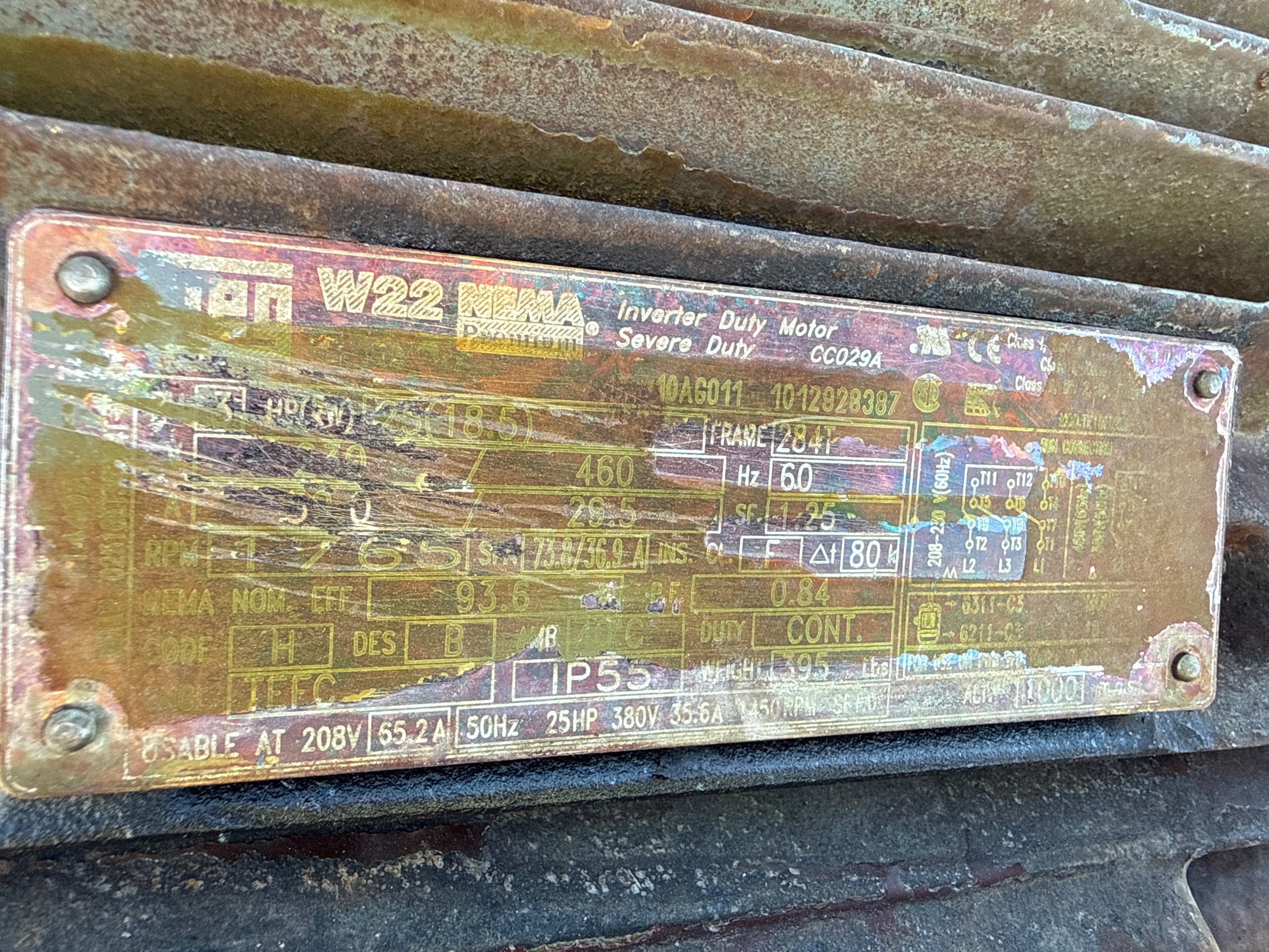 LA BOUR DPL PUMP & 25 HP MOTOR ASSEMBLY - undefined