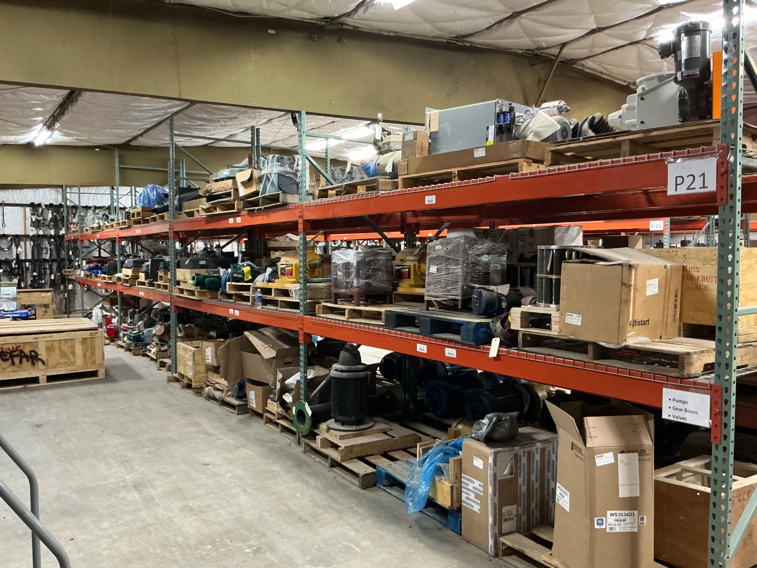 BULK QTY OF SPARE PARTS INVENTORY - undefined