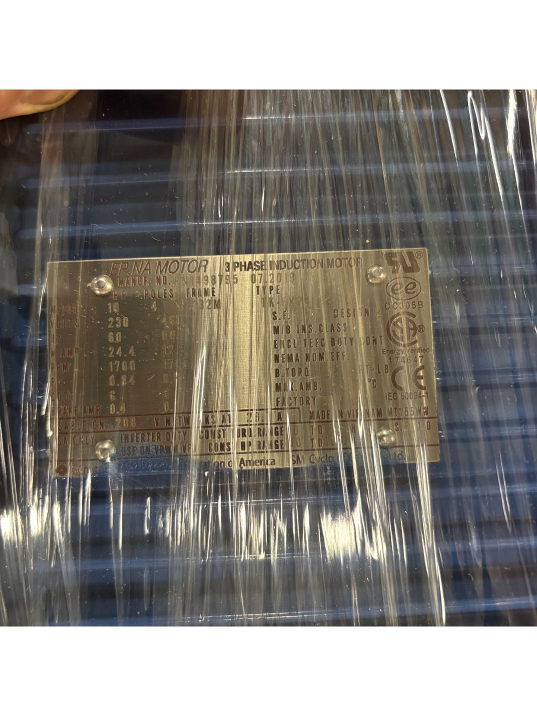 2019 SUMITOMO CHHMS10-6175YB-EP-B-43 MOTOR & GEARBOX ASSEMBLY - undefined