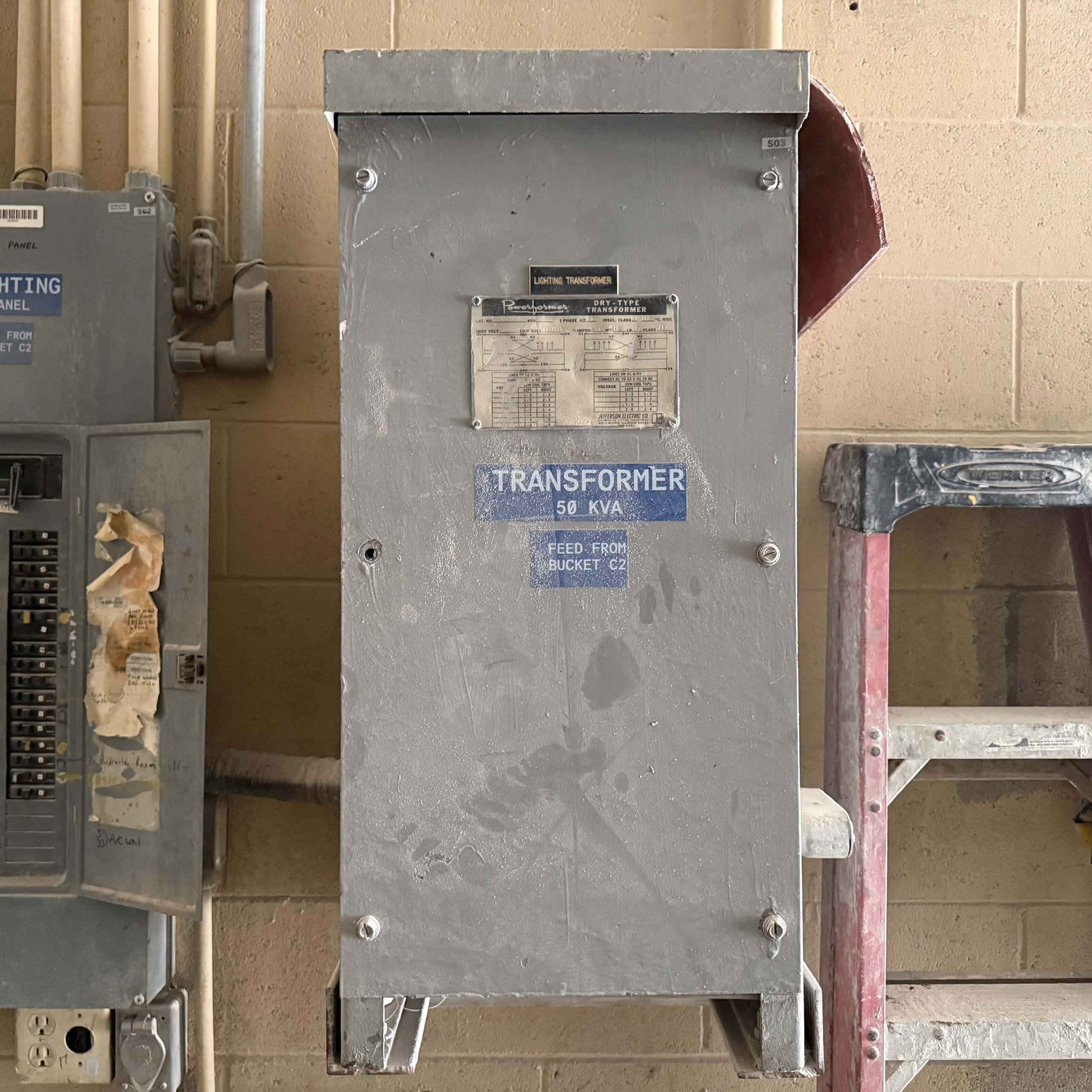 CONTENTS OF ELECTRICAL ROOM - undefined