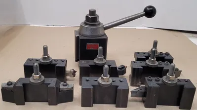 ALORIS CA QUICK CHANGE TOOL POST – 8 PIECE SET - undefined