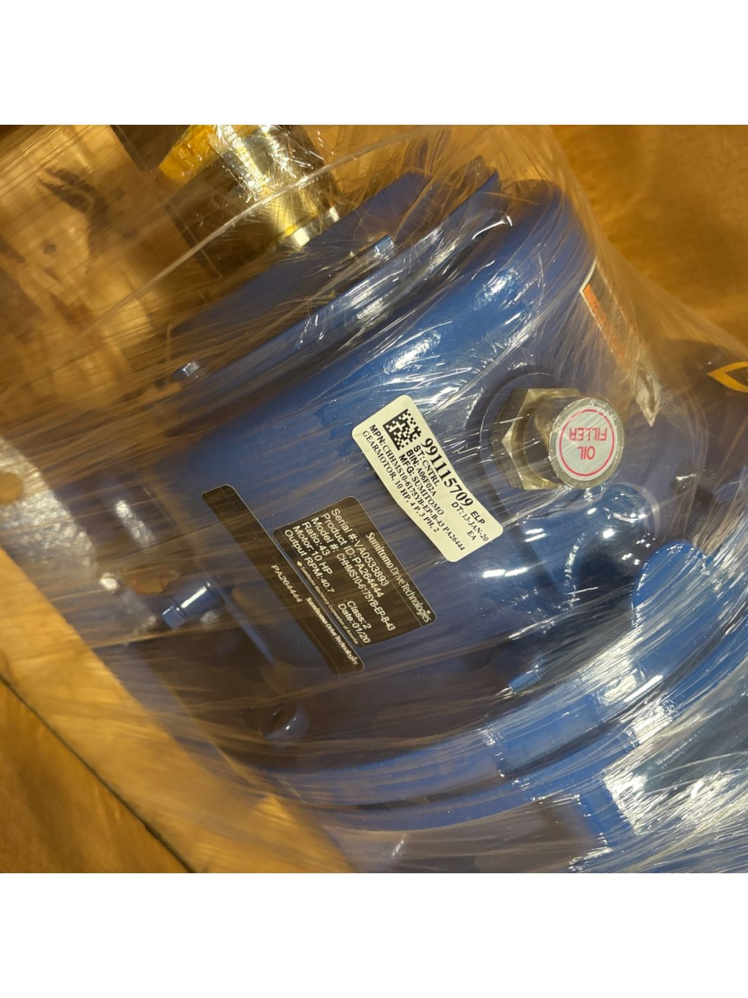 2020 SUMITOMO CHHMS10-6175YB-EP-B-43 MOTOR & GEARBOX ASSEMBLY - undefined