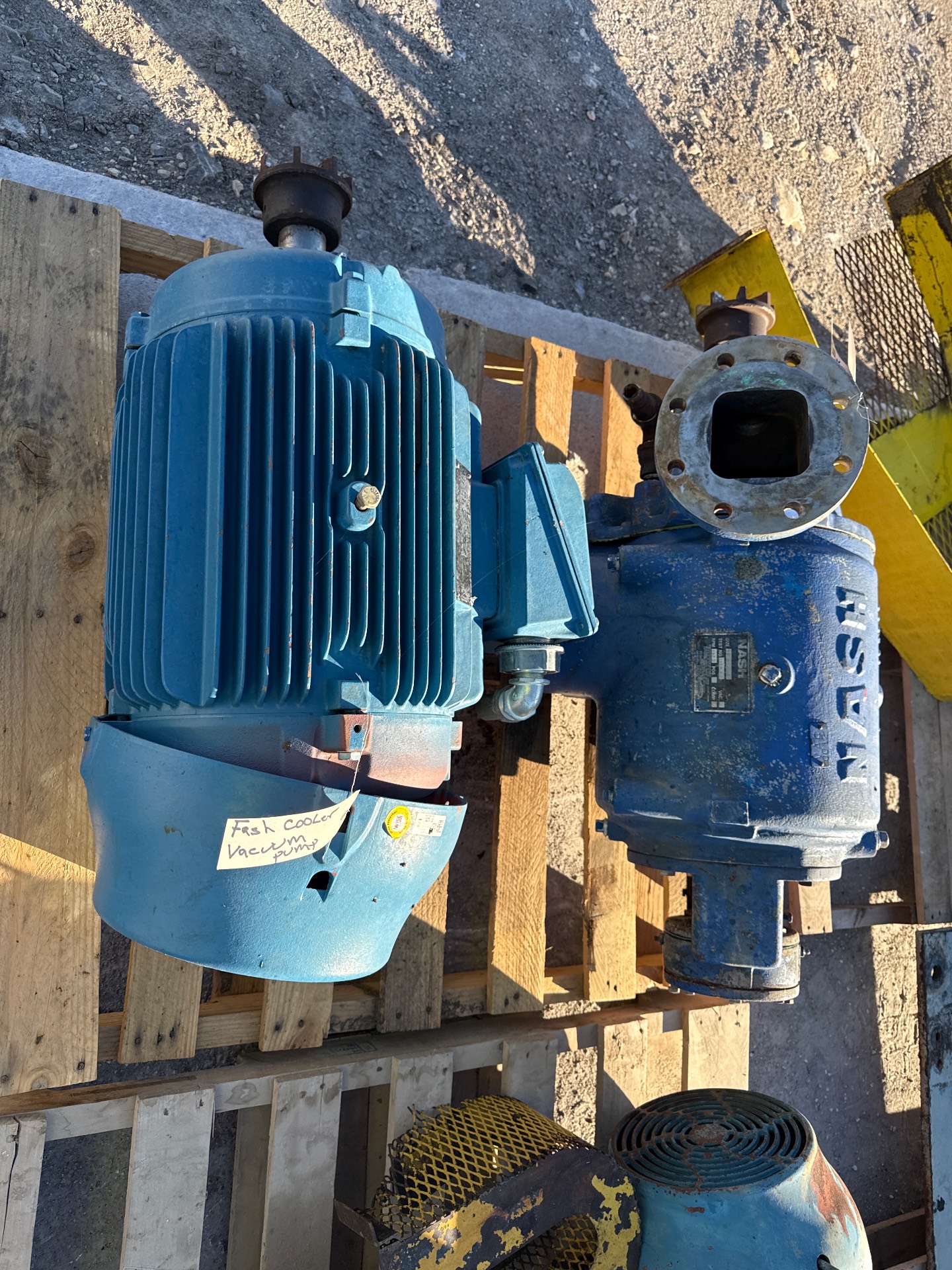 NASH SC5 PUMP & 30 HP MOTOR ASSEMBLY - undefined