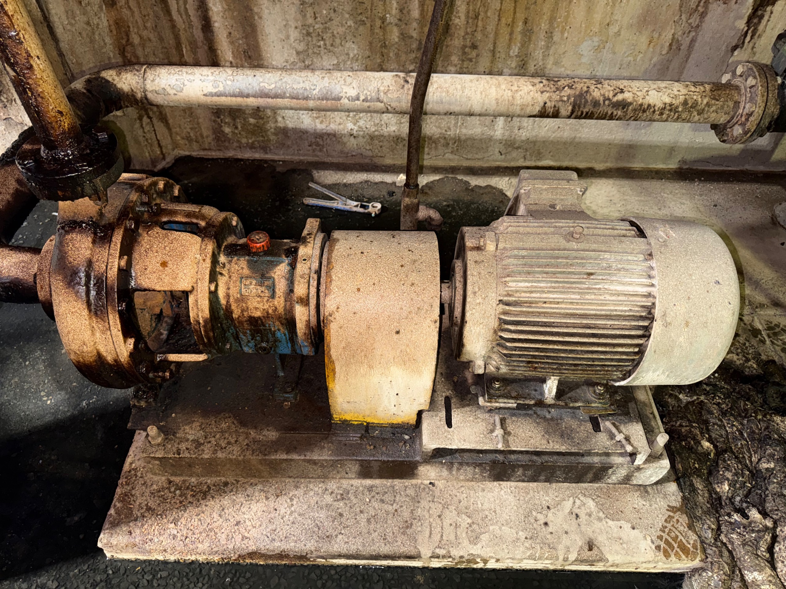 GOULDS 2128LTX PUMP & 15HP MOTOR ASSEMBLY - undefined
