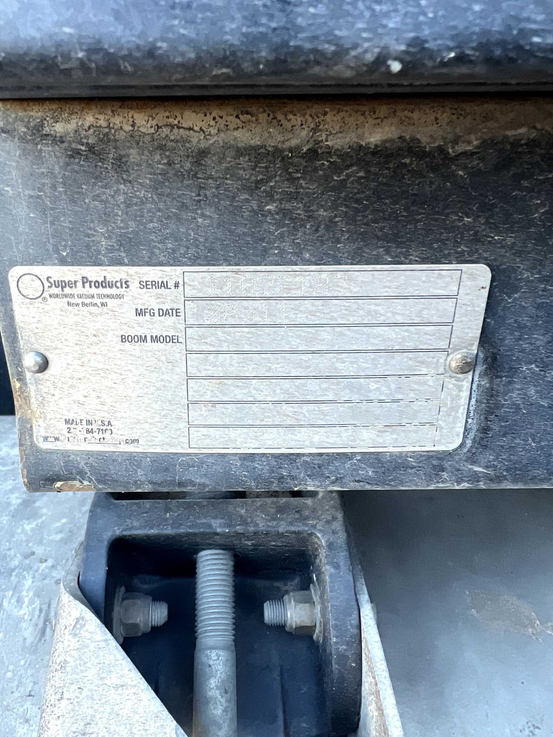 2012 SUPER PRODUCTS SUPERSUCKER INDUSTRIAL VACUUM LOADER - PETERBILT - undefined