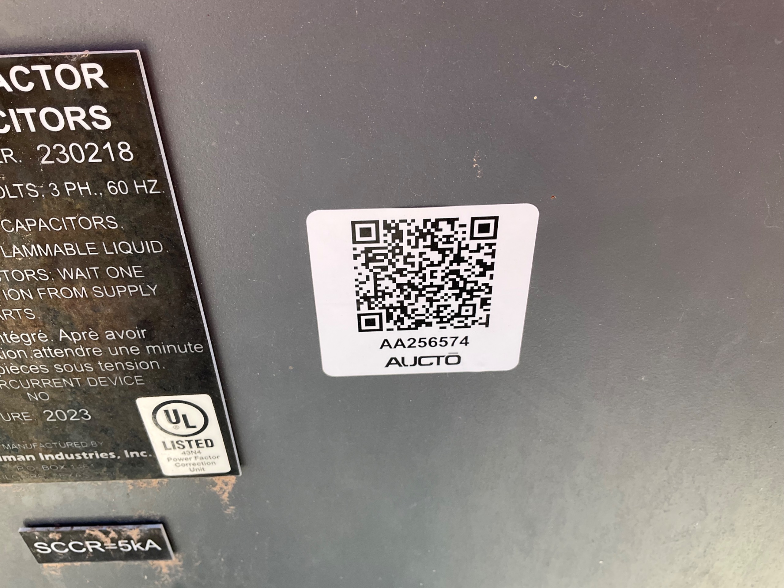 2023 STEELMAN M150-480-F POWER FACTOR CORRECTION CAPACITORS - undefined