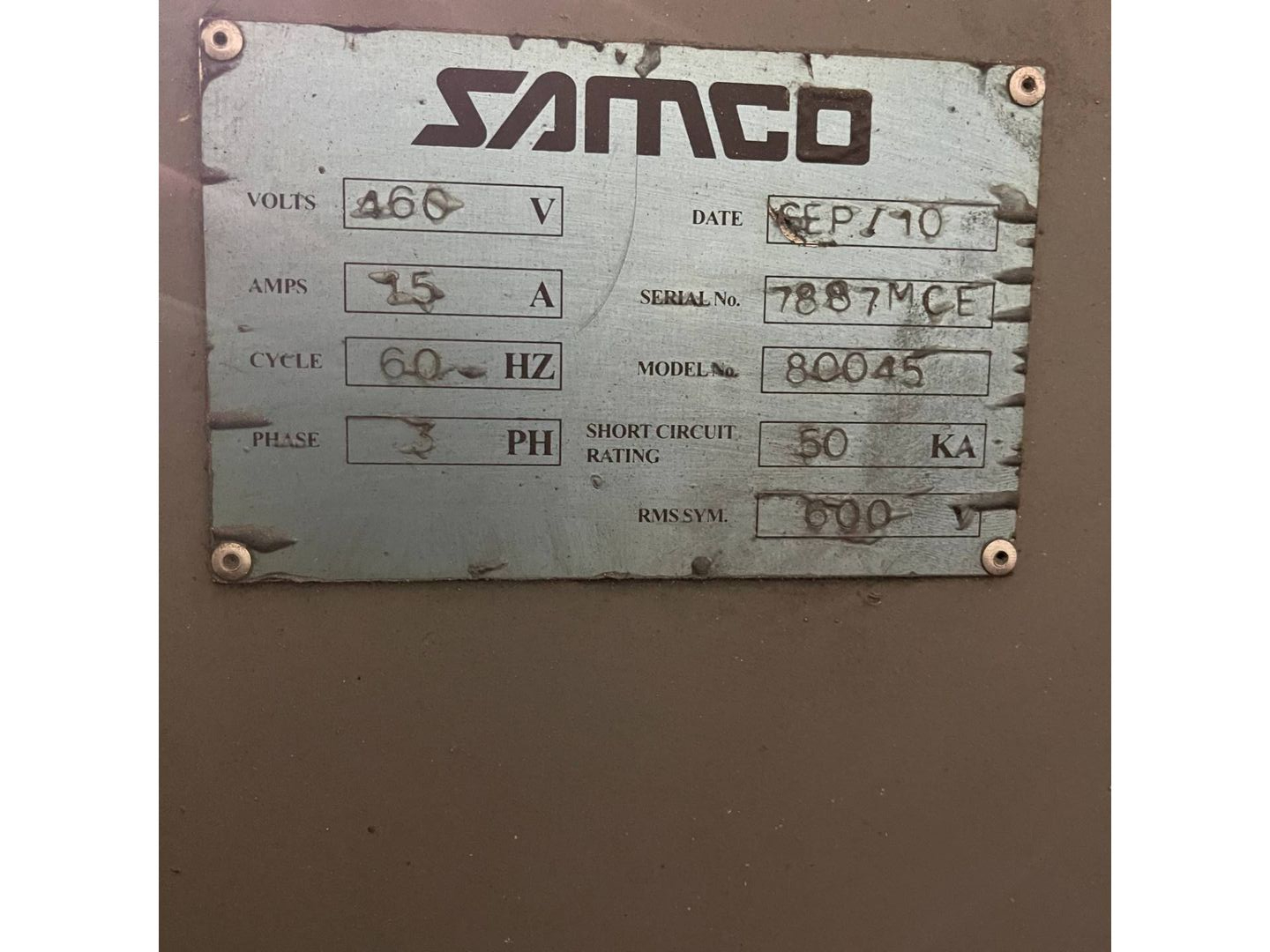 2010 SAMCO SC80045 ROLL FORMING LINE - undefined