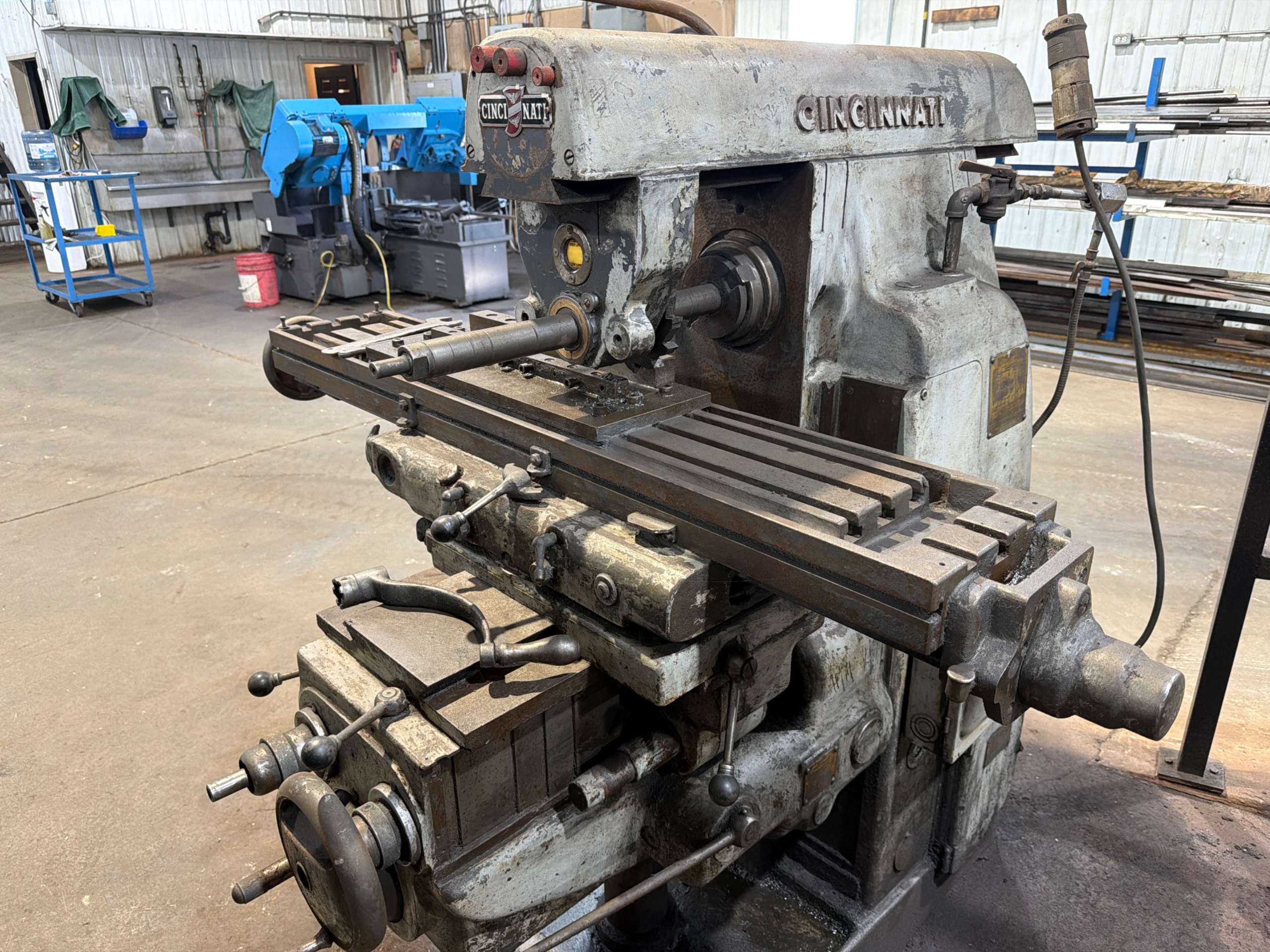 CINCINNATI NO. 2ML HORIZONTAL MILLING MACHINE, 54" X 9" TABLE, POWER FEED - undefined