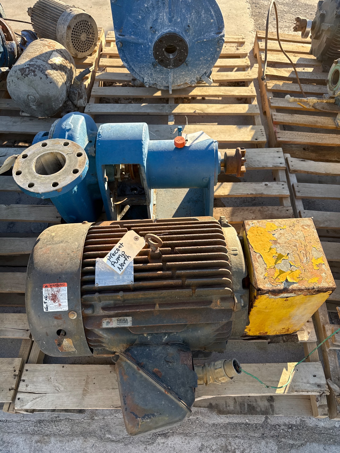 PUMP & 40 HP MOTOR ASSEMBLY - undefined