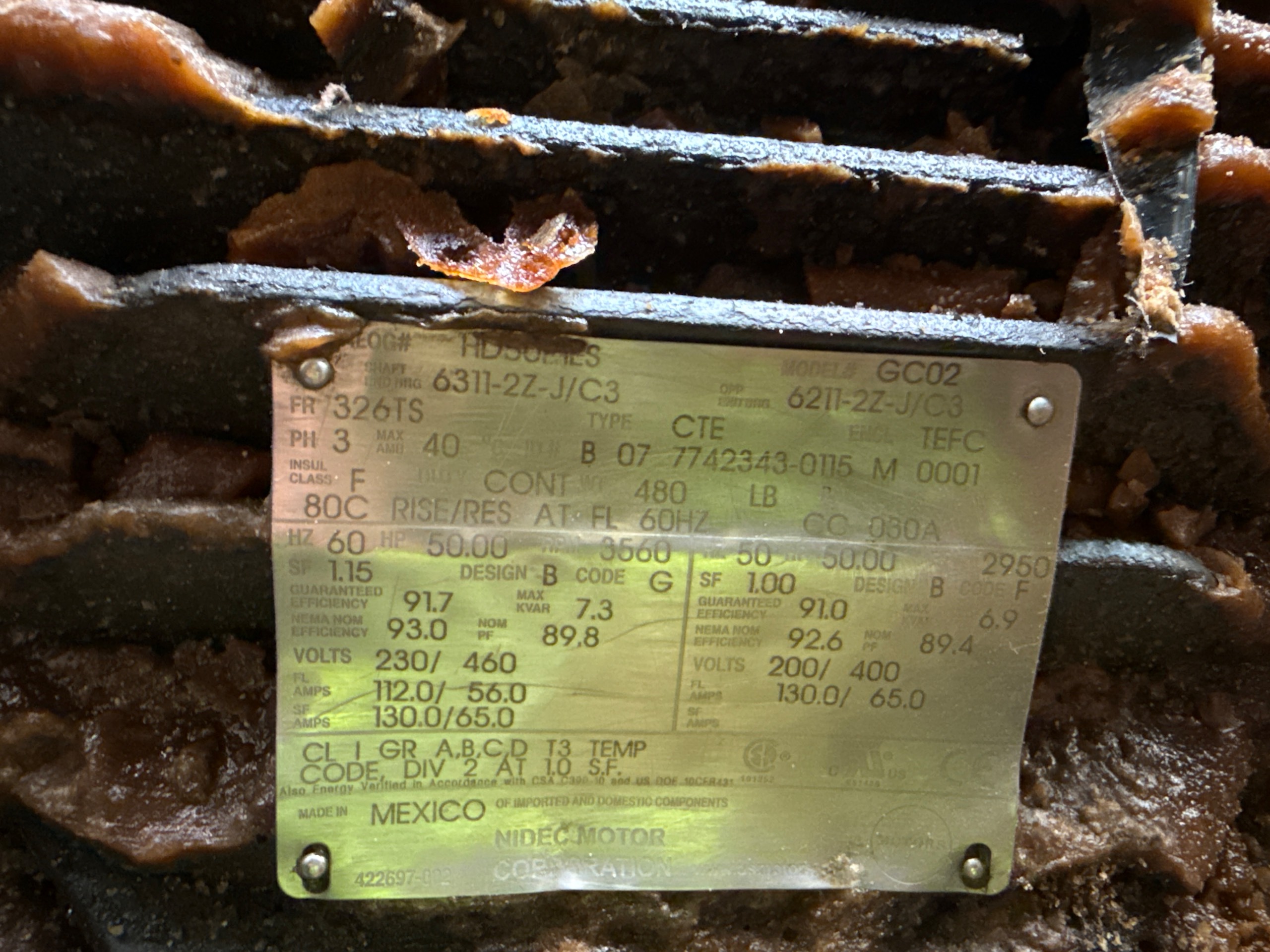 PUMP & 50 HP MOTOR ASSEMBLY - undefined