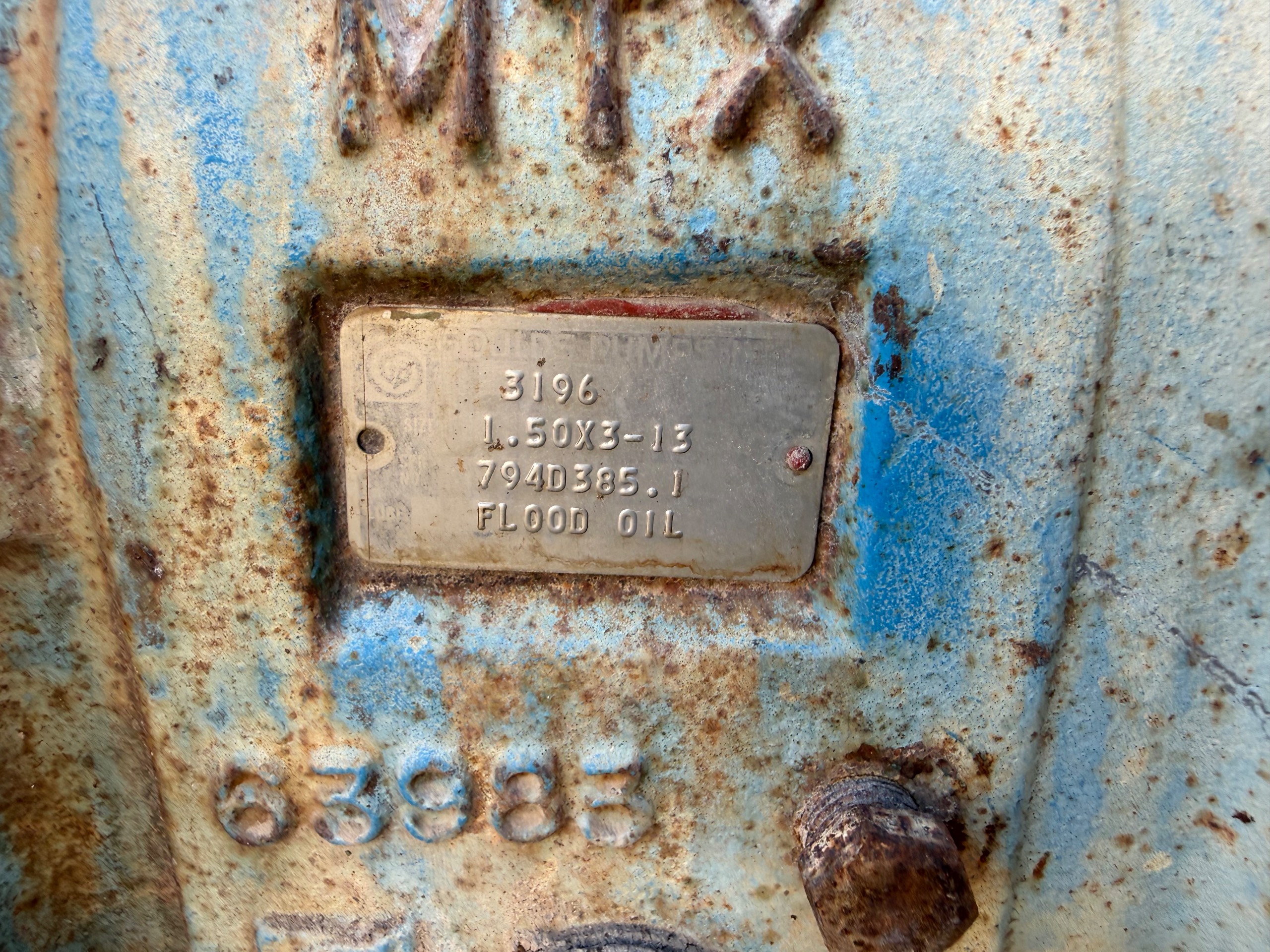 GOULDS 3196 PUMP & 30 HP MOTOR ASSEMBLY - undefined