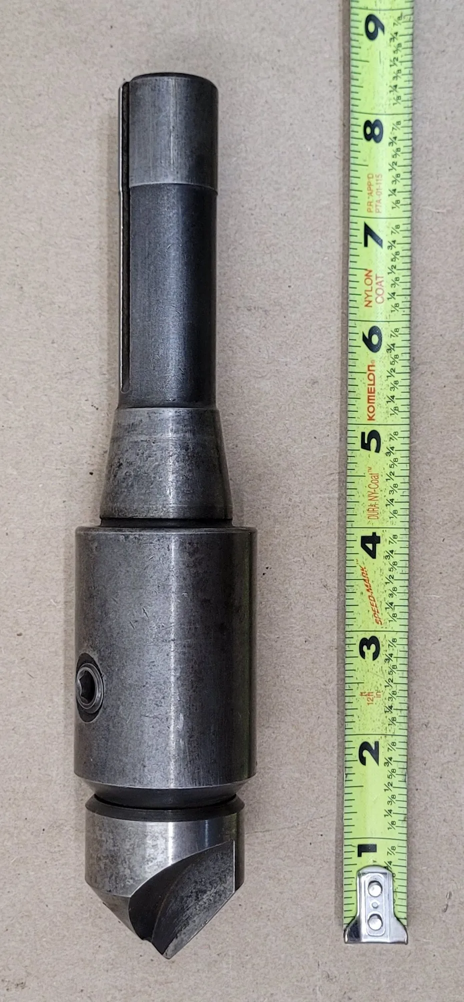 BRIDGEPORT R8 END MILL HOLDER, 8-1/4" LENGTH, 1-1/2" BODY DIAMETER, R8 SHANK TYPE - undefined