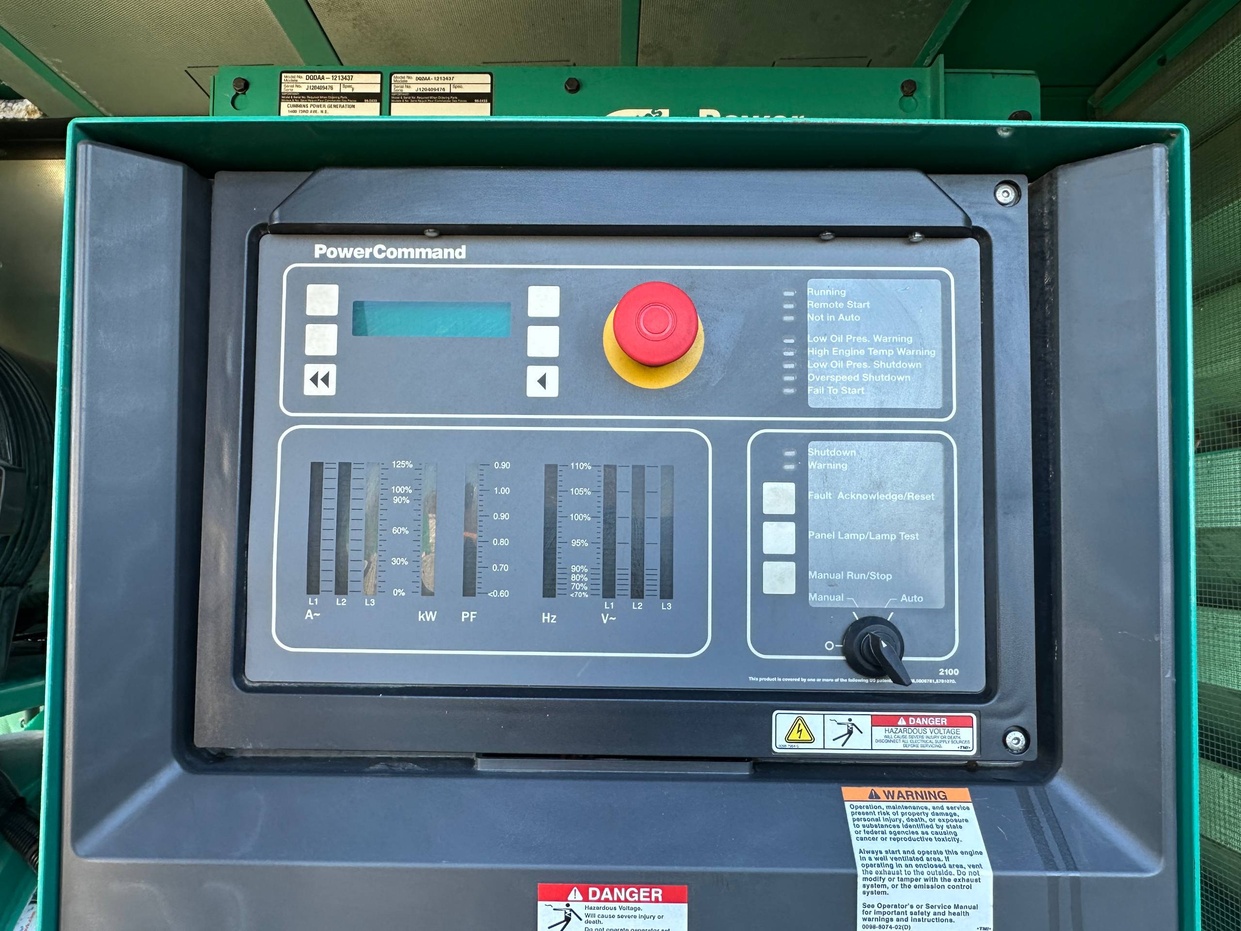 2012 CUMMINS DQDAA 250 KW DIESEL GENERATOR - undefined