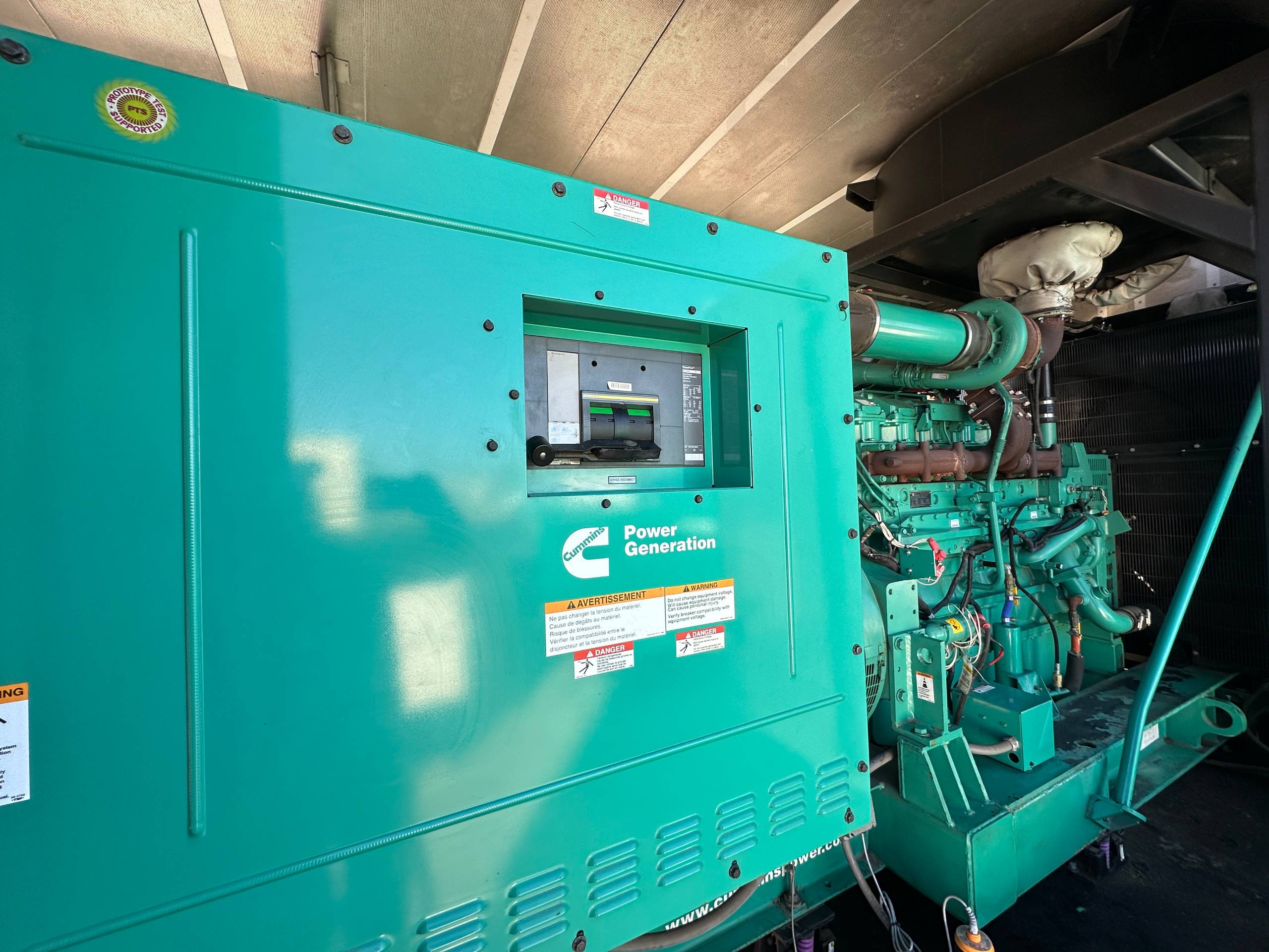 2012 CUMMINS DQCB 750 KW DIESEL GENERATOR - undefined