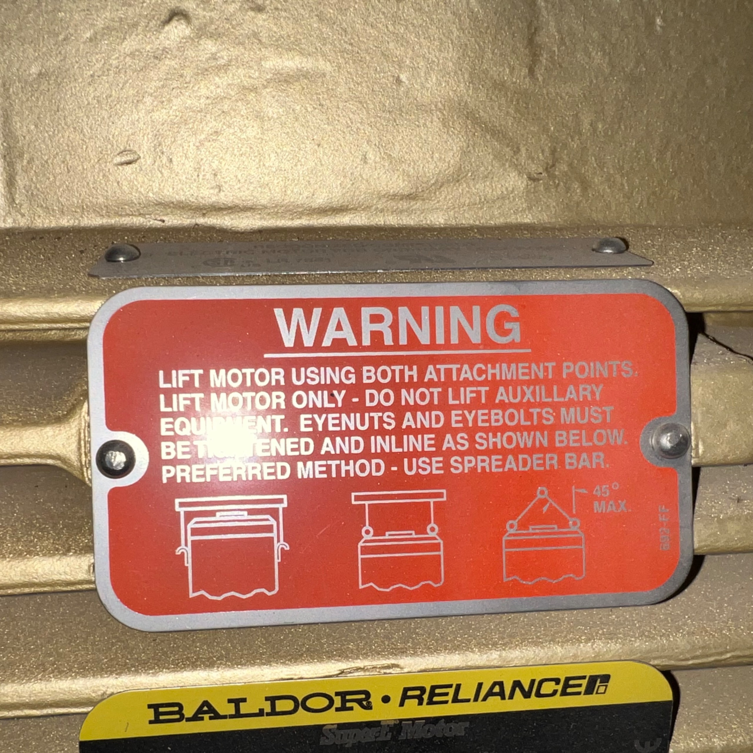 BALDOR EM4413T-4 AC MOTOR - undefined