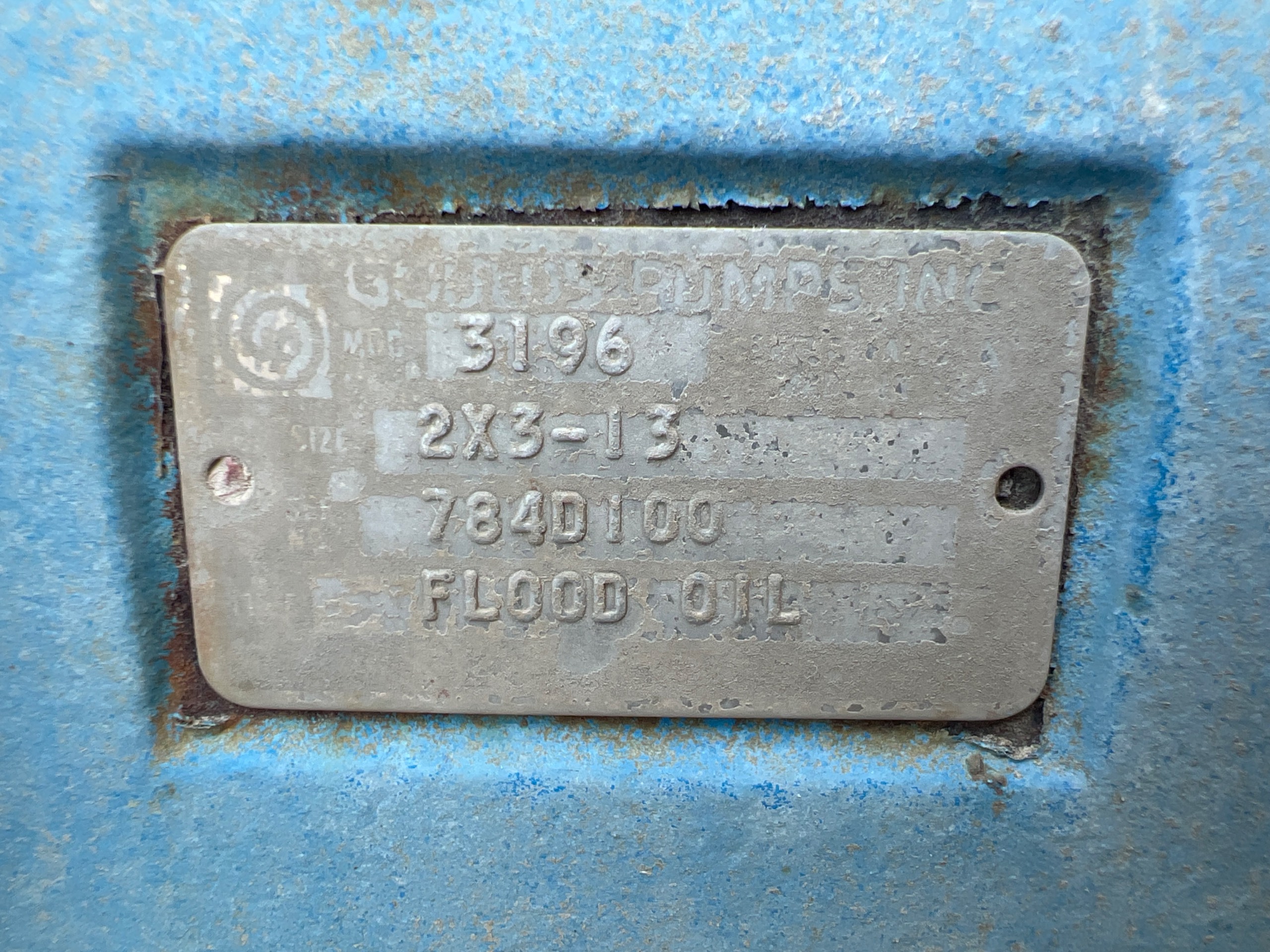 GOULDS PUMPS INC. 3196 PUMP WITH MOTOR - undefined