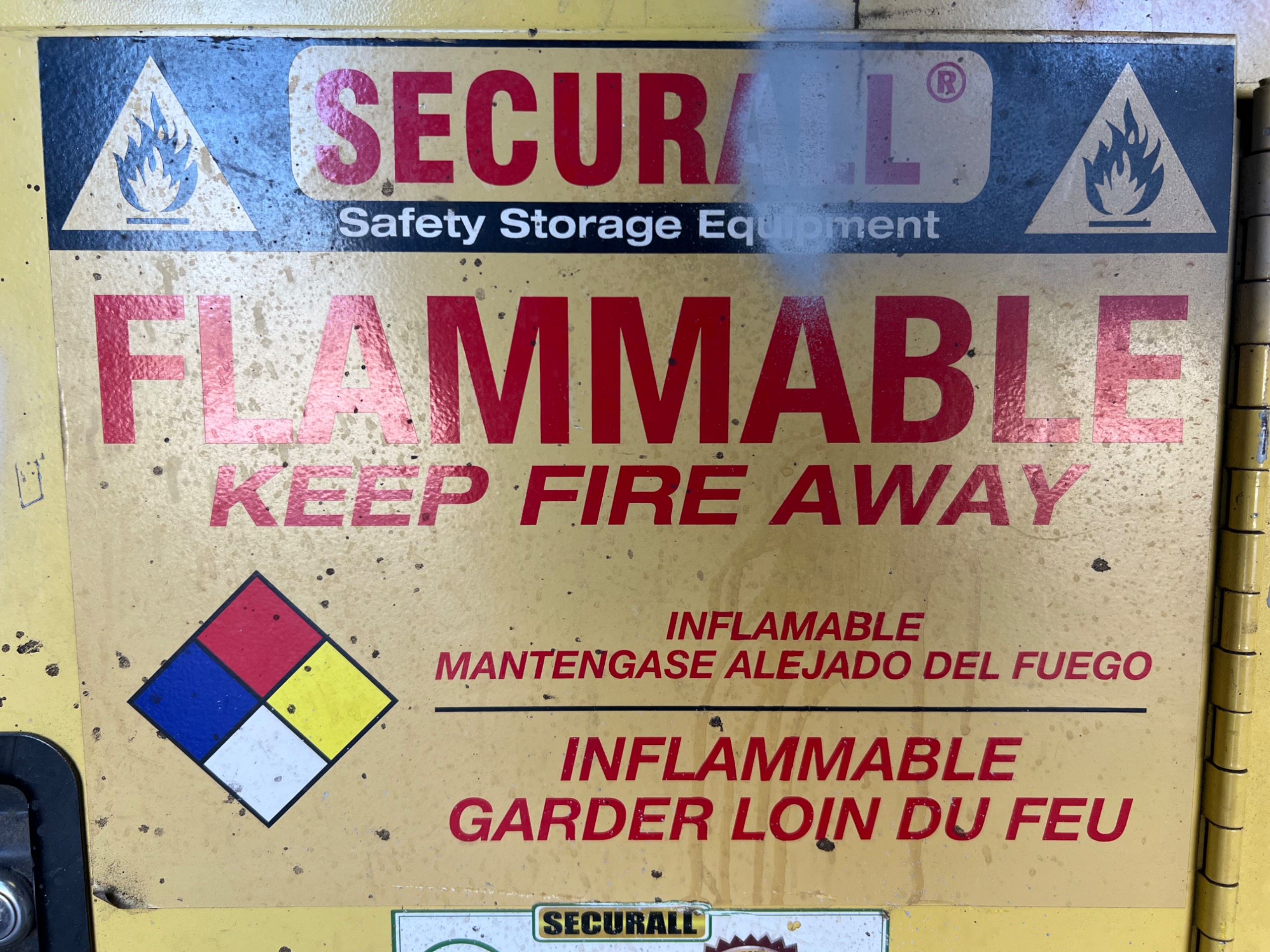 SECURALL A110 FLAME PROOF STORAGE CABINET - undefined