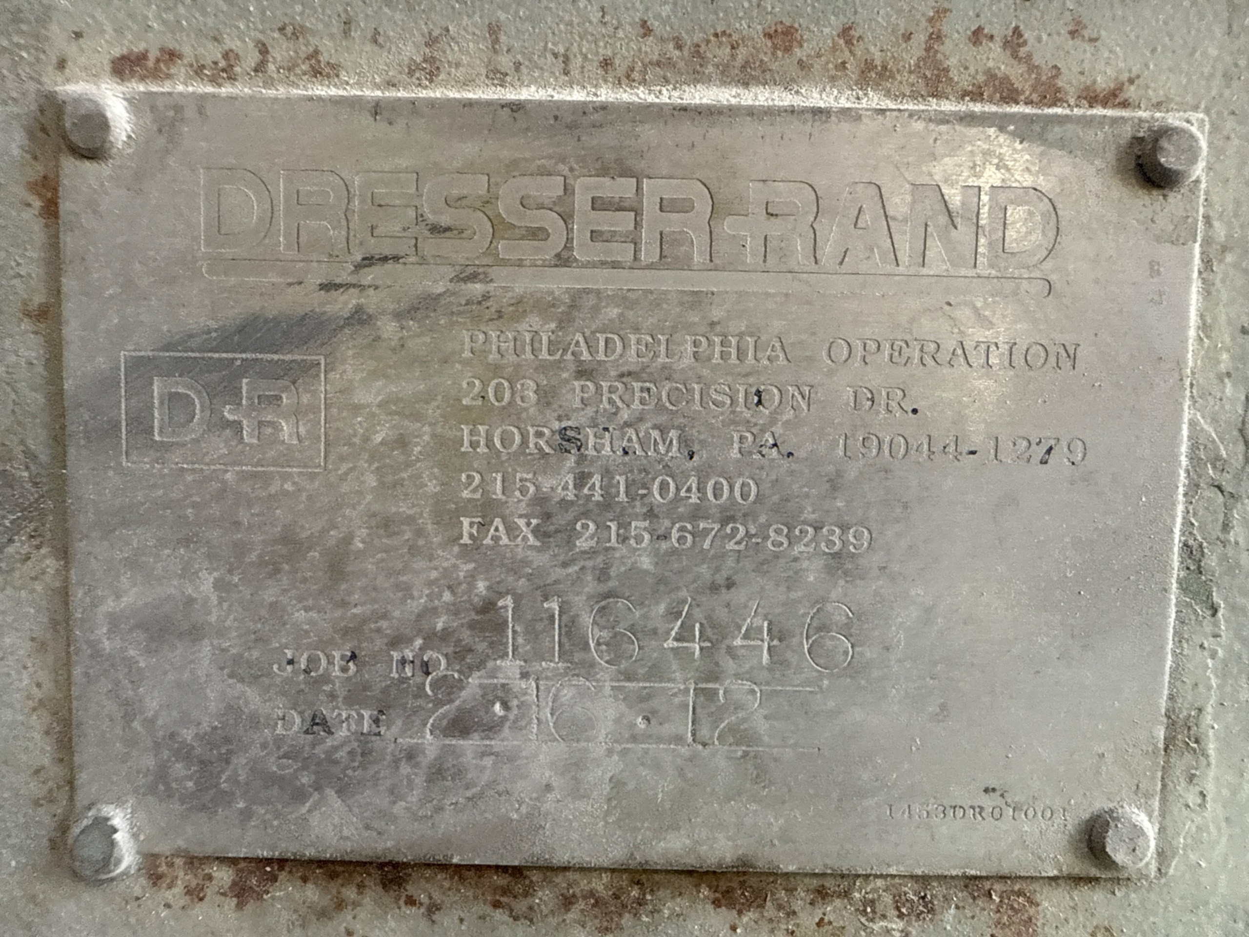 2012 DRESSER-RAND AXI SCREW GAS COMPRESSOR - undefined