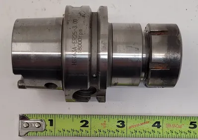 LYNDEX NIKKEN HSK COLLET CHUCK, HSK63A-ER25-3.00, TAPER HSK63, COLLET ER25, 3 IN PROJECTION - undefined