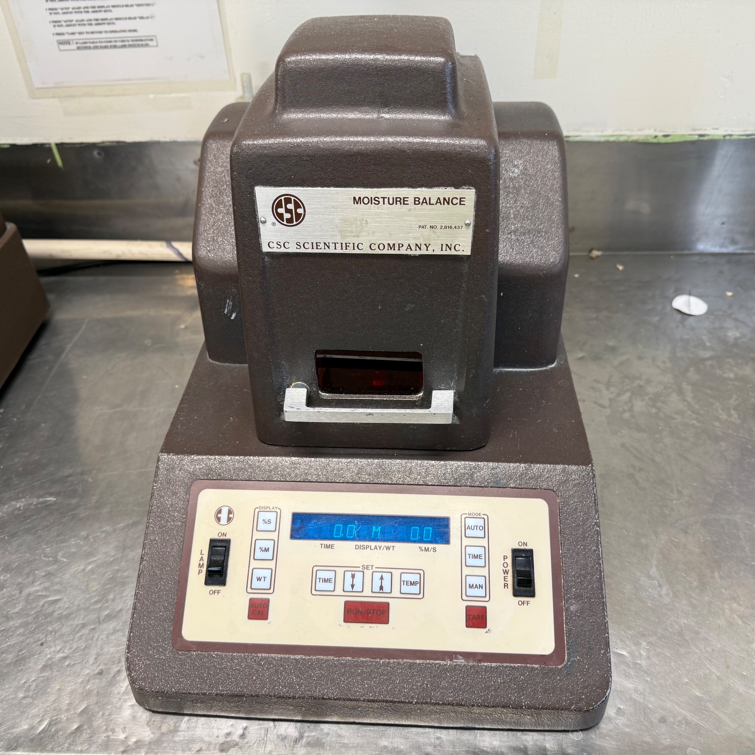 CSC SCIENTIFIC COMPANY MOISTURE BALANCE - undefined