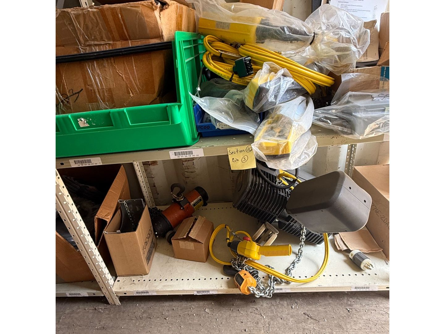 BULK INVENTORY OF INDUSTRIAL PARTS AND TOOLS - undefined