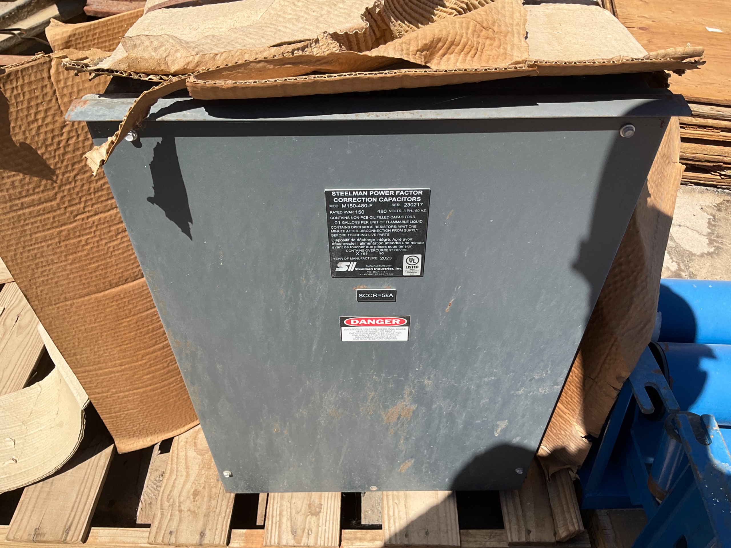2023 STEELMAN M150-480-F POWER FACTOR CORRECTION CAPACITORS - undefined
