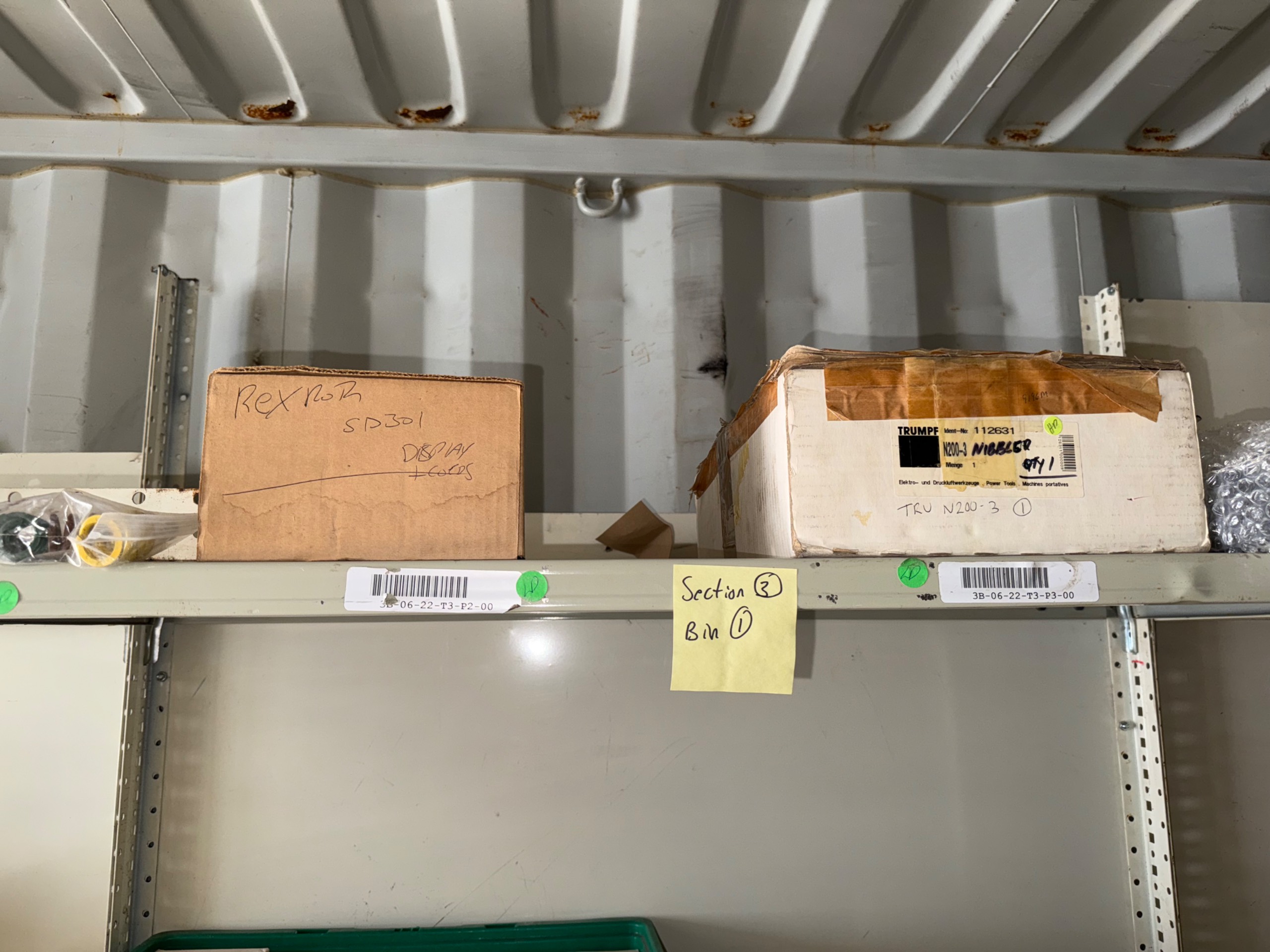 BULK INVENTORY OF INDUSTRIAL PARTS AND TOOLS - undefined