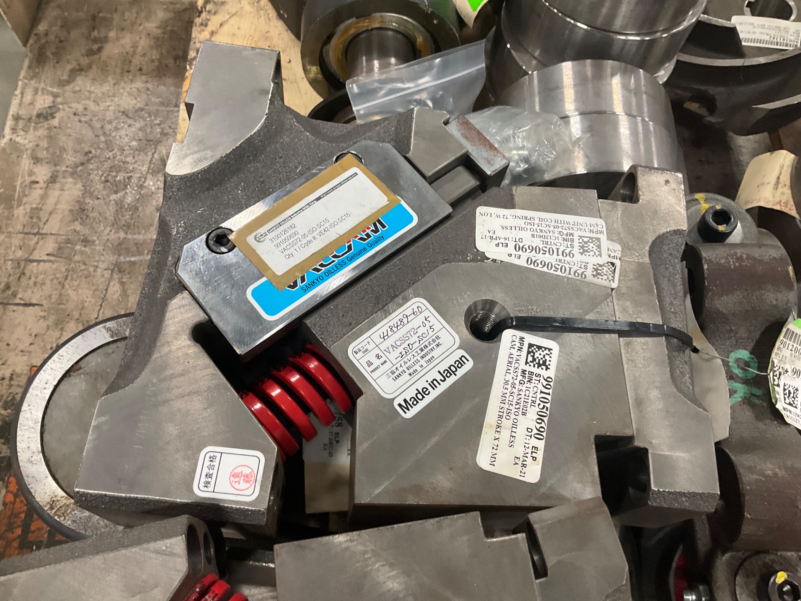 BULK LIST OF MECHANICAL PARTS - undefined