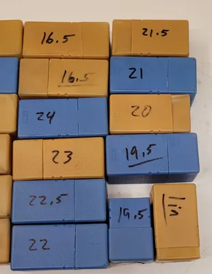 NIKKEN SK25 COLLETS – SET OF 31 – VARIOUS METRIC AND 1-INCH SIZES - undefined