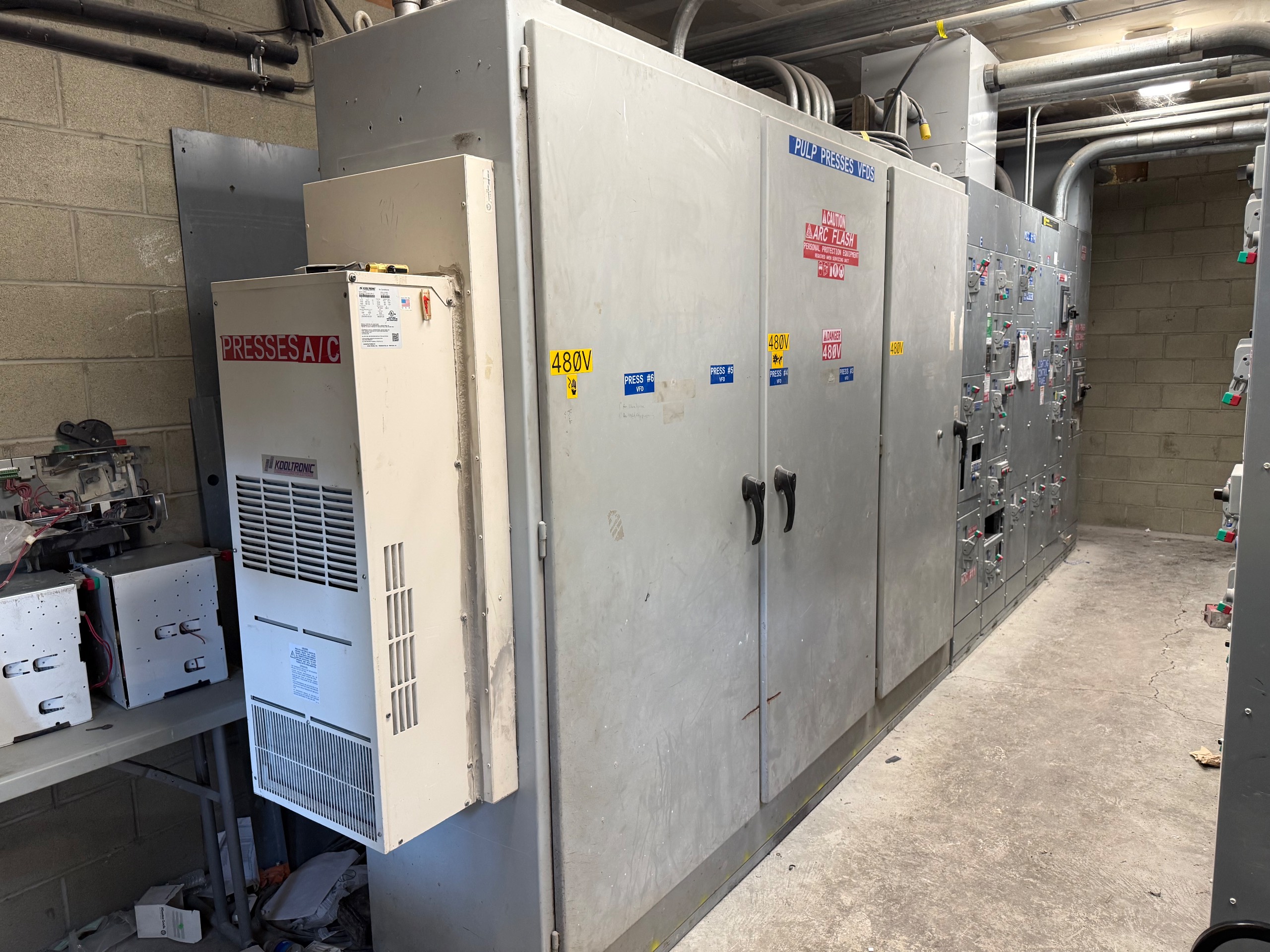 CONTENTS OF ELECTRICAL ROOM - undefined