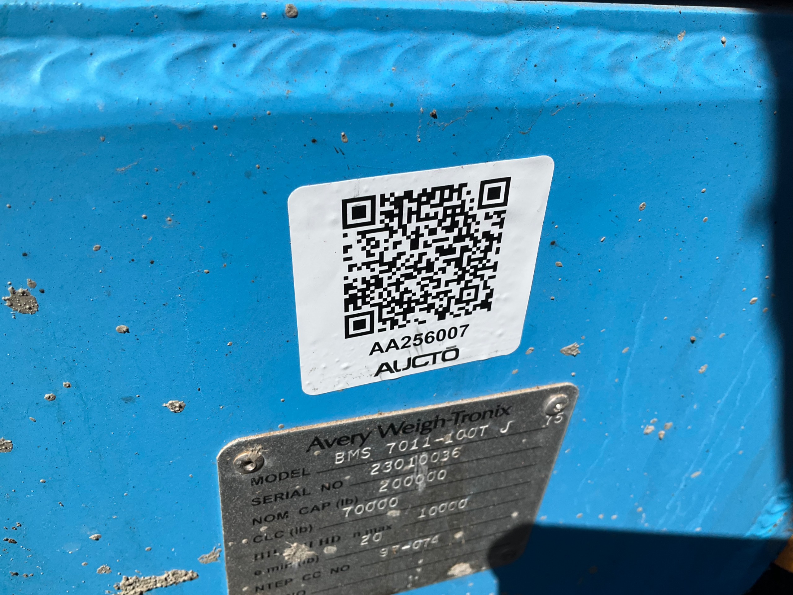 AVERY WEIGH-TRONIX BMS 7011-100T J 75 TRUCK SCALE - undefined