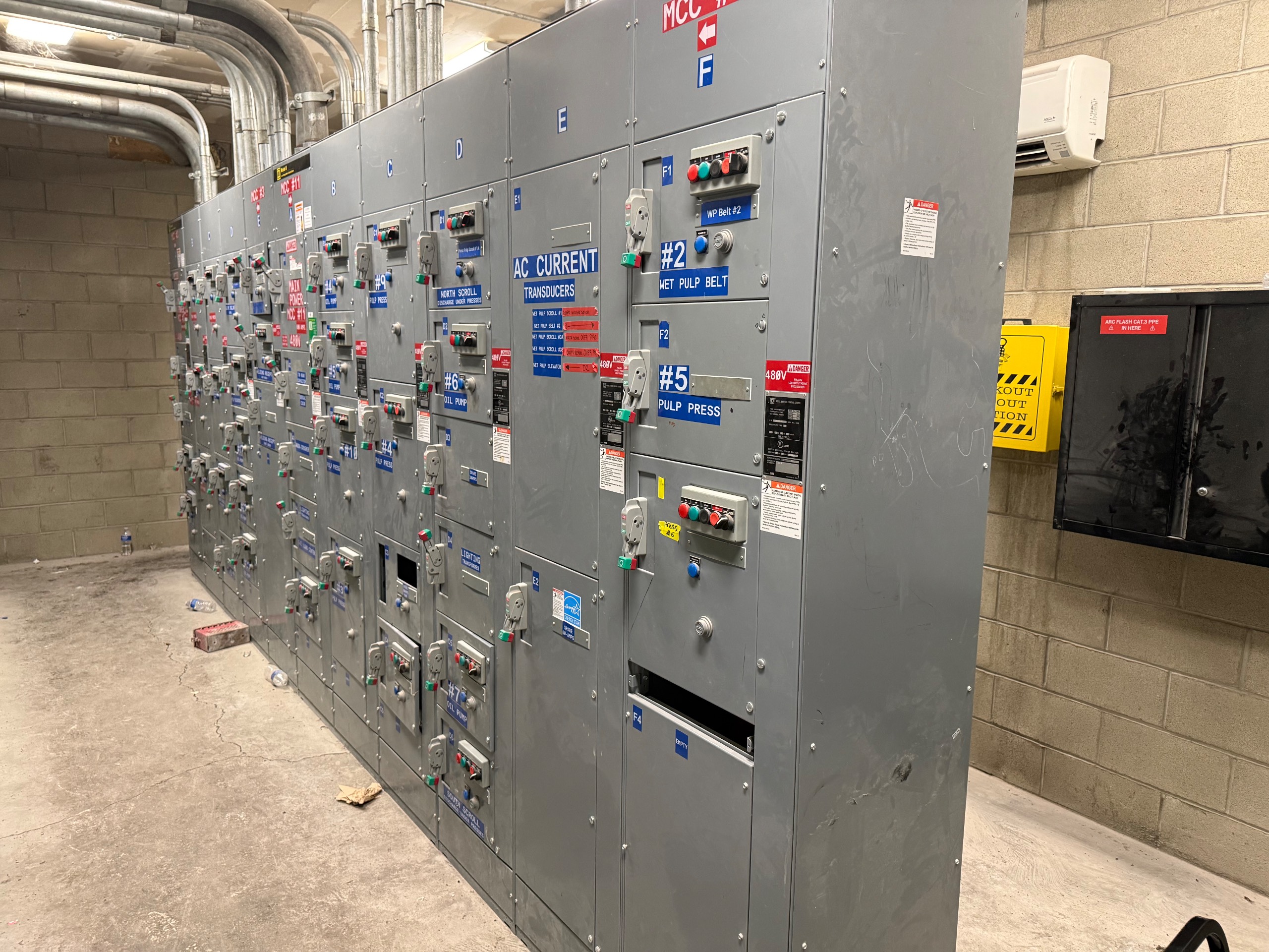 CONTENTS OF ELECTRICAL ROOM - undefined