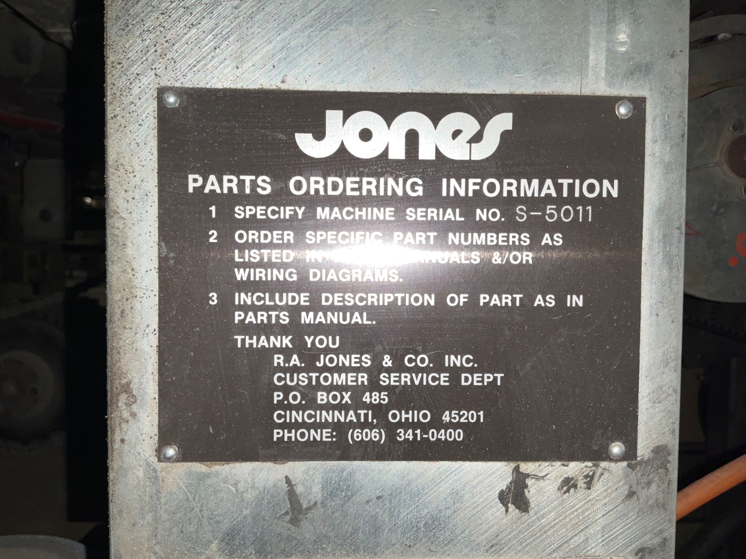 JONES SSG PACKAGING MACHINE - undefined